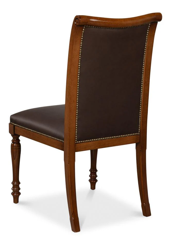 Camile Leather Side Chair - Set of 2 - Image 5