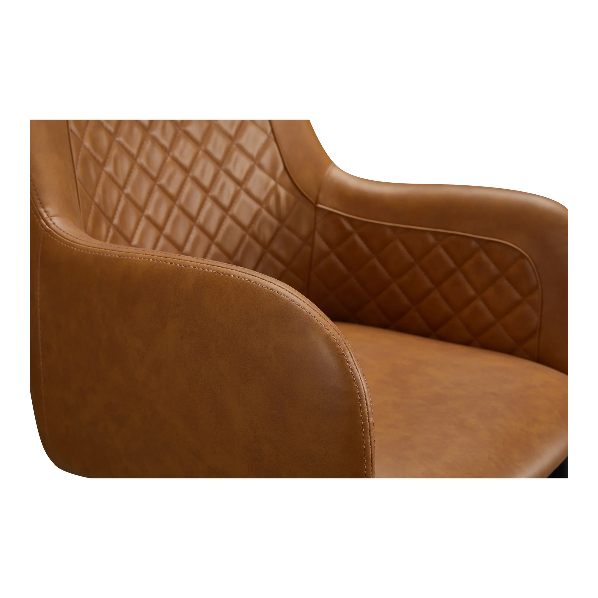 Cantata Dining Chair Tawny Vegan Leather - Set of 2 - Image 10