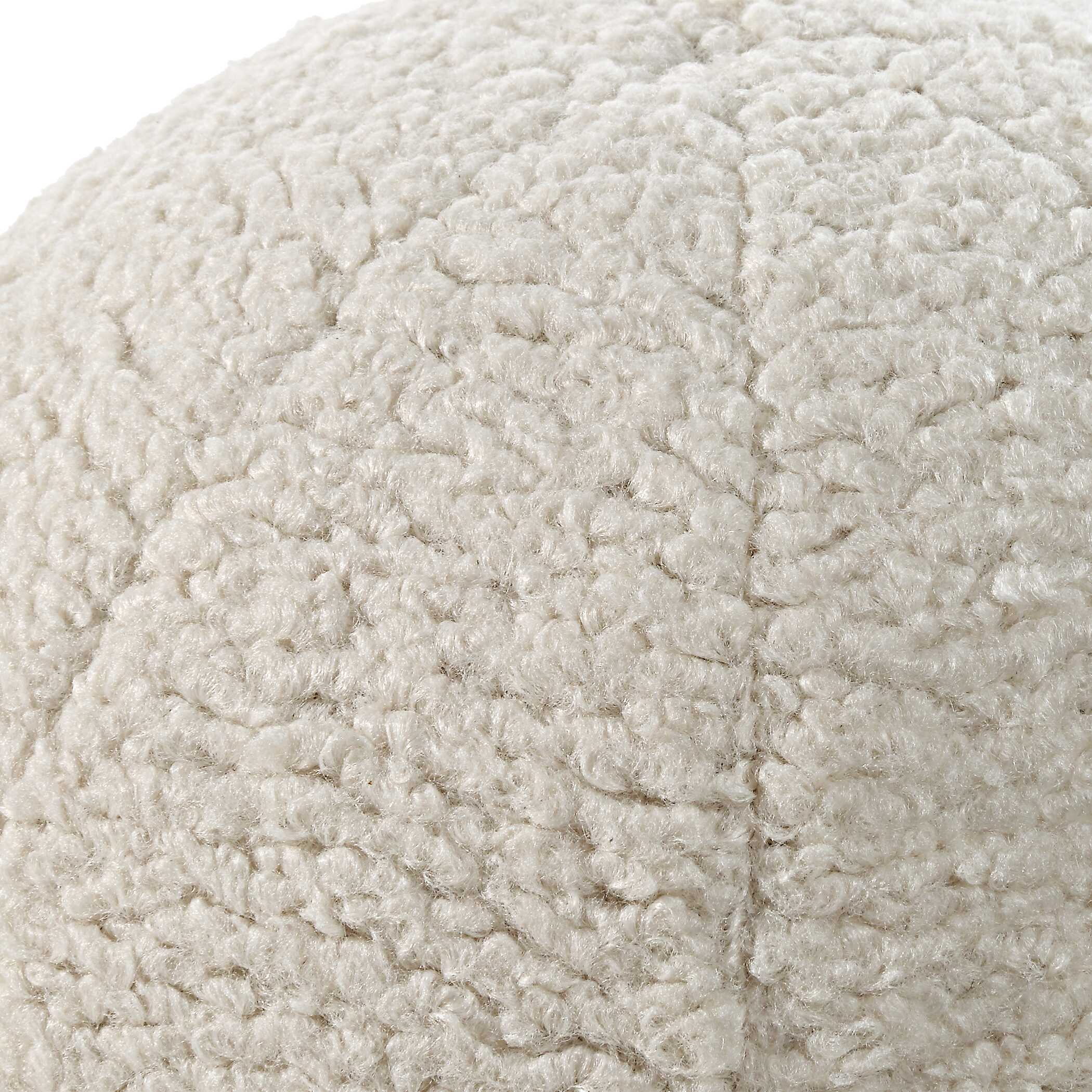 Capra Ball Sheepskin Pillows - Set of 2 - Image 3