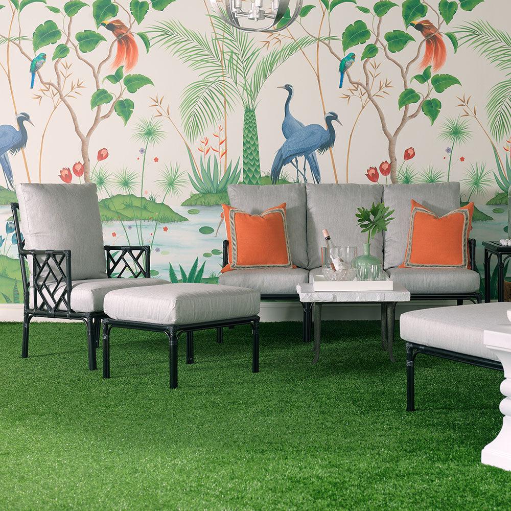 Carlyle Outdoor Ottoman - Image 3
