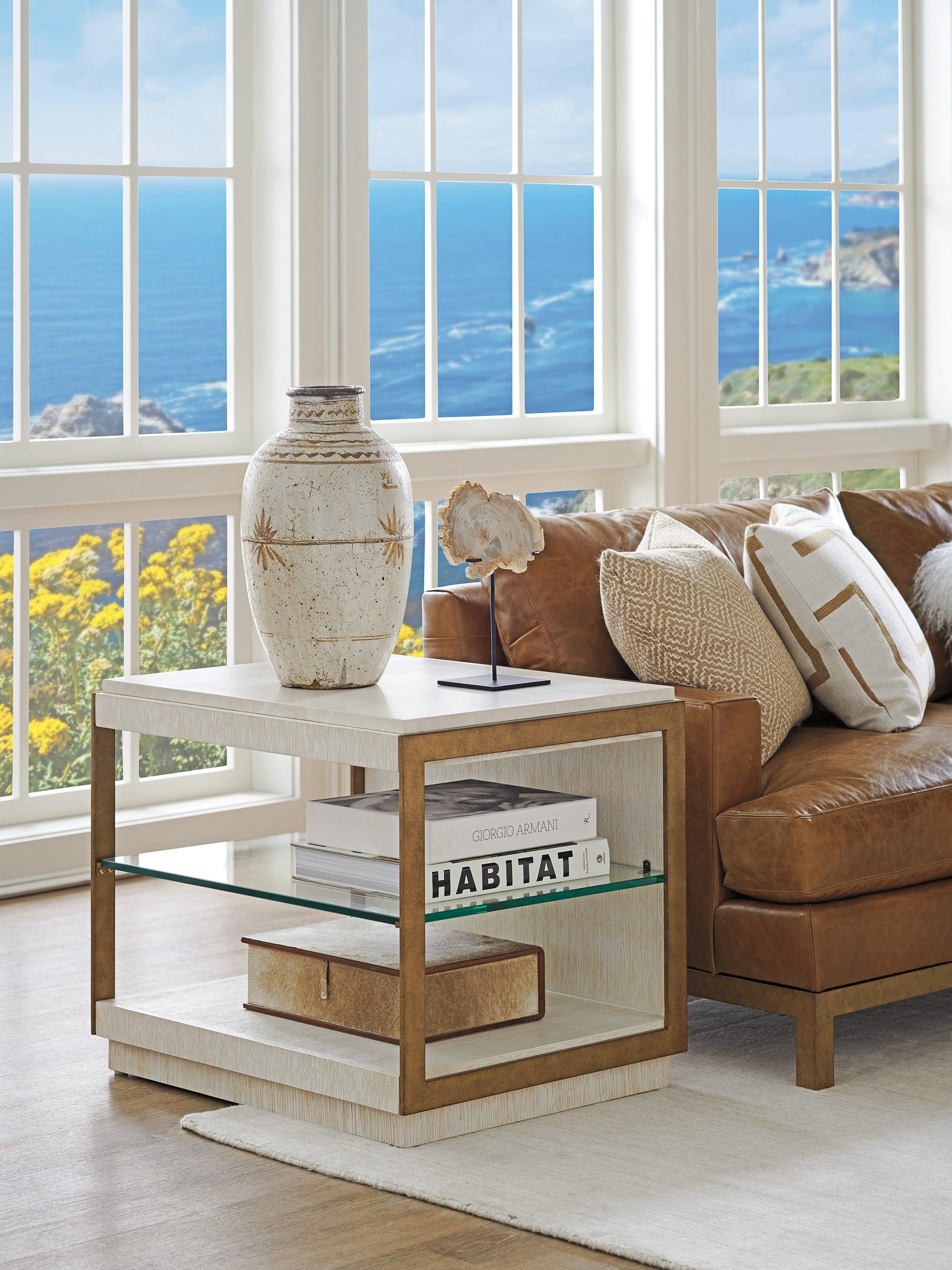 Carmel Point Lobos Rectangular End Table - Image 3