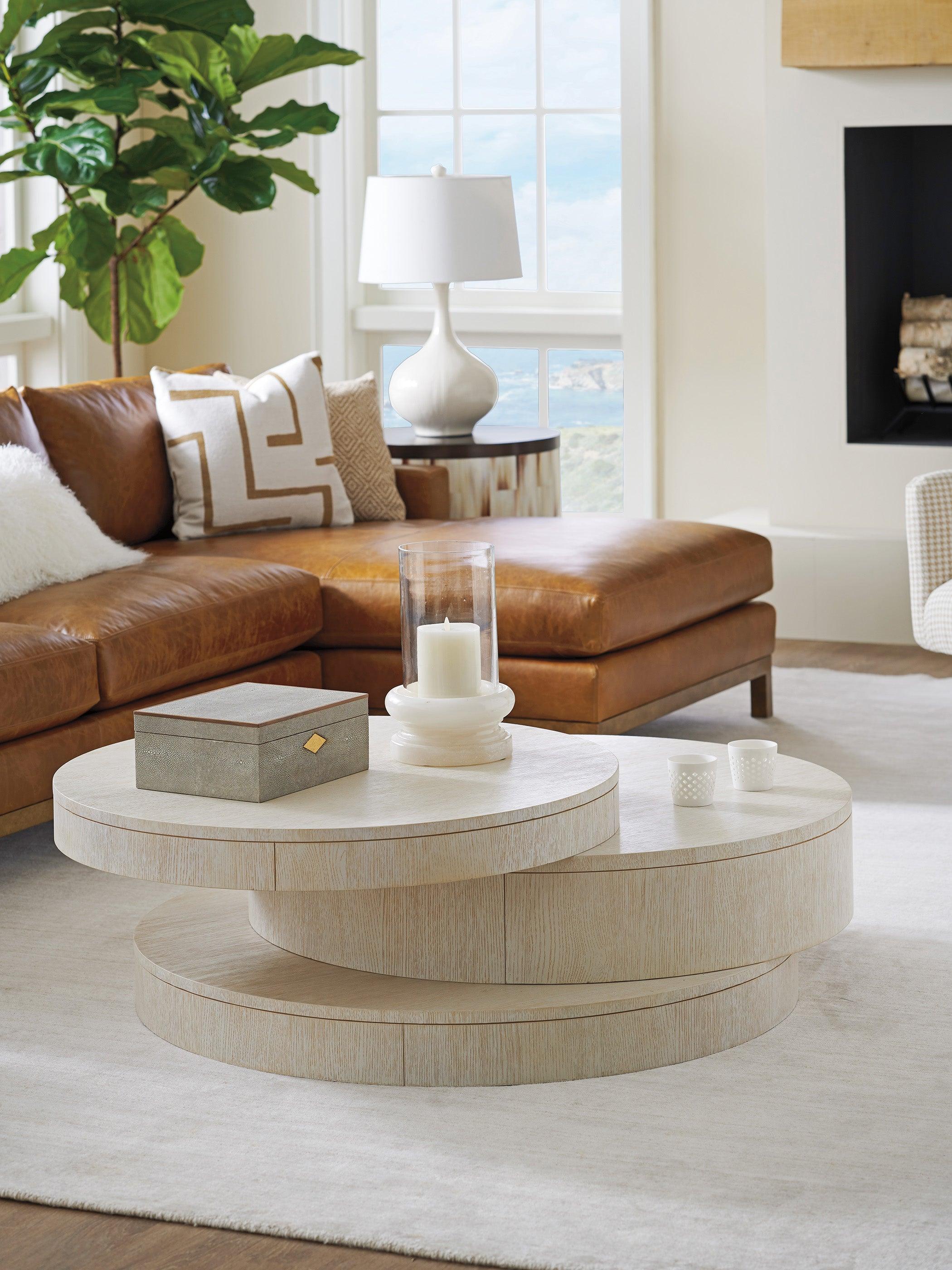 Carmel Ventana Round Cocktail Table - Image 2