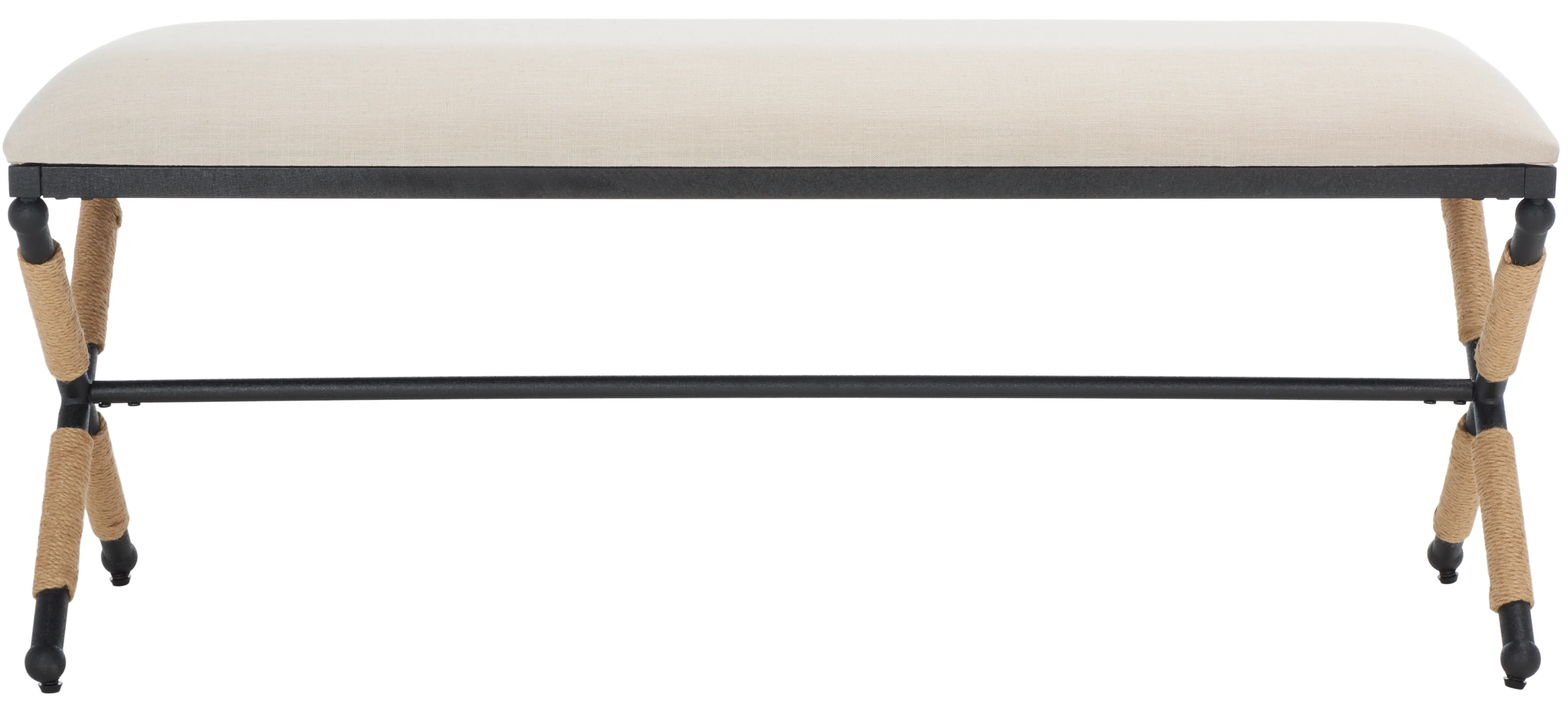 Carmelo Hemp Wrapped Bench