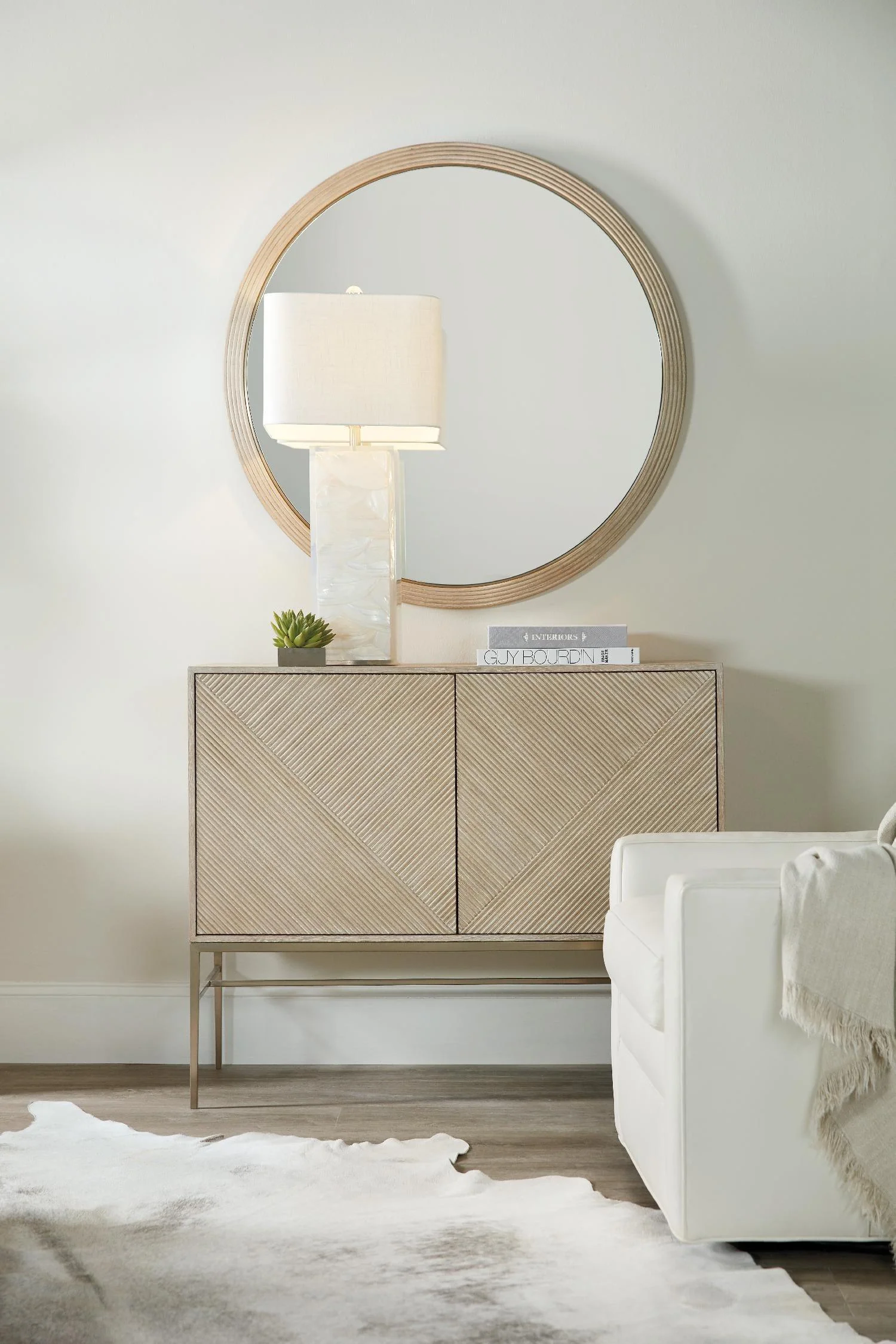 Cascade Round Mirror - Image 5