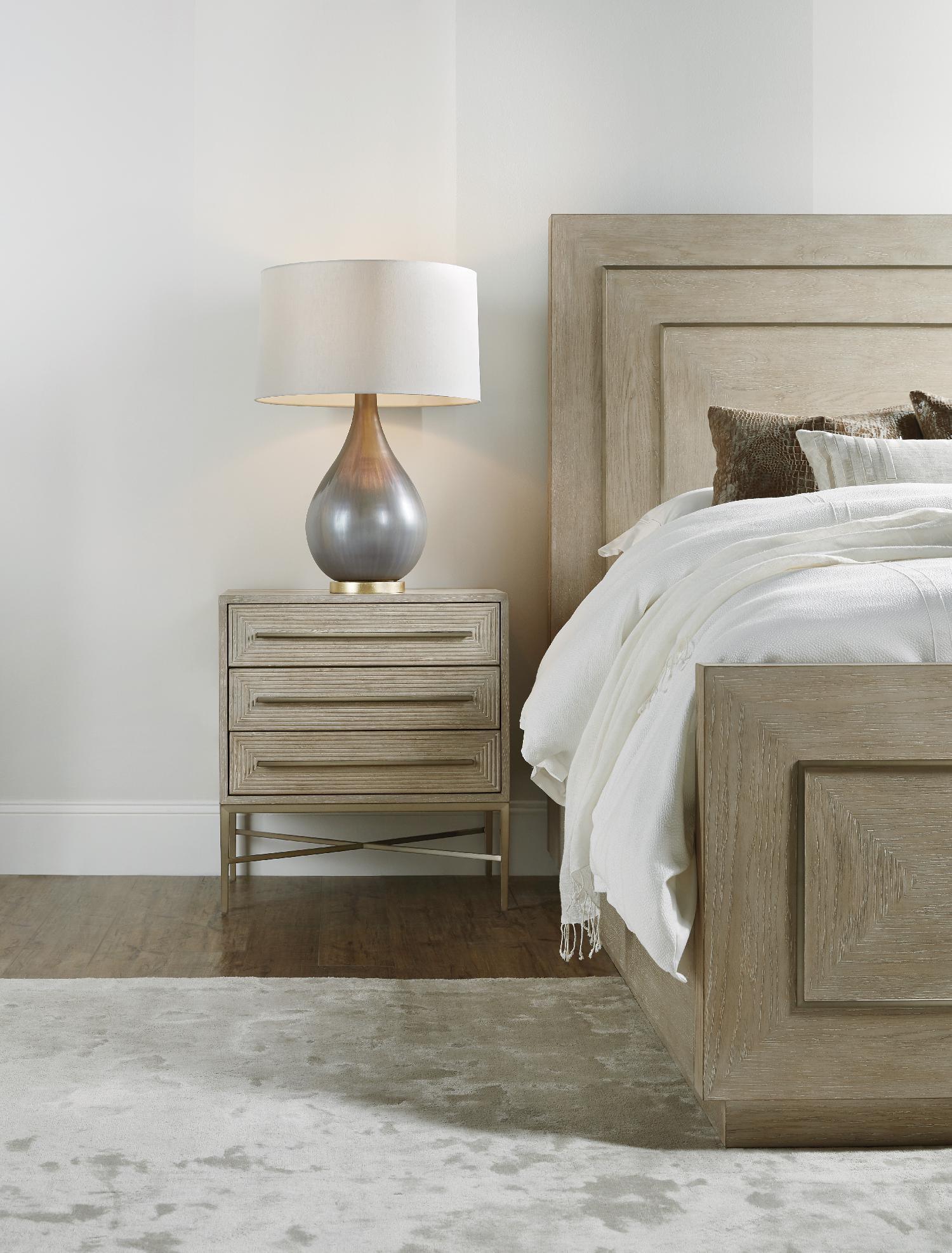 Cascade Three-Drawer Nightstand - Image 3