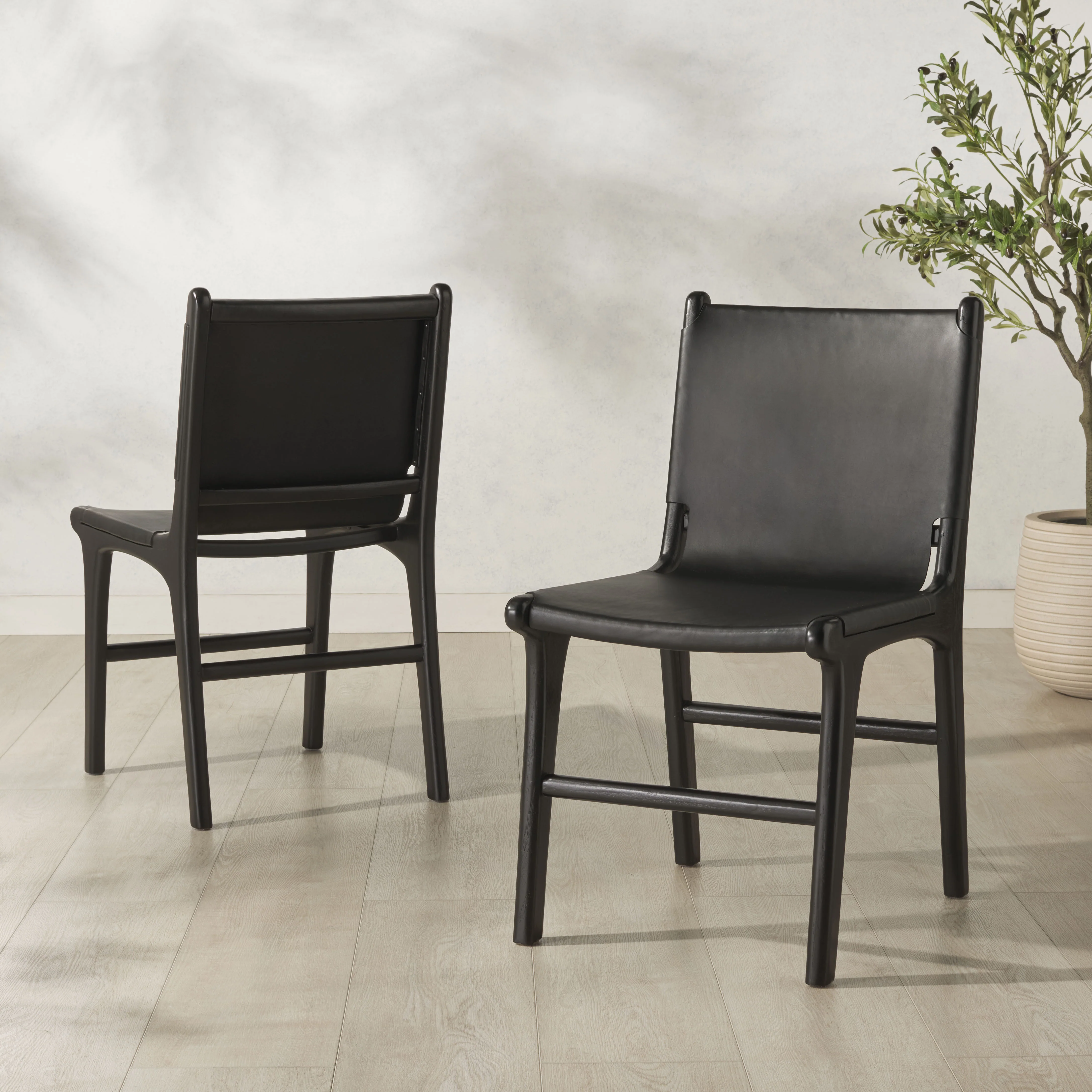 Cassaphina Leather Dining Chair - Set Of 2 - Image 2