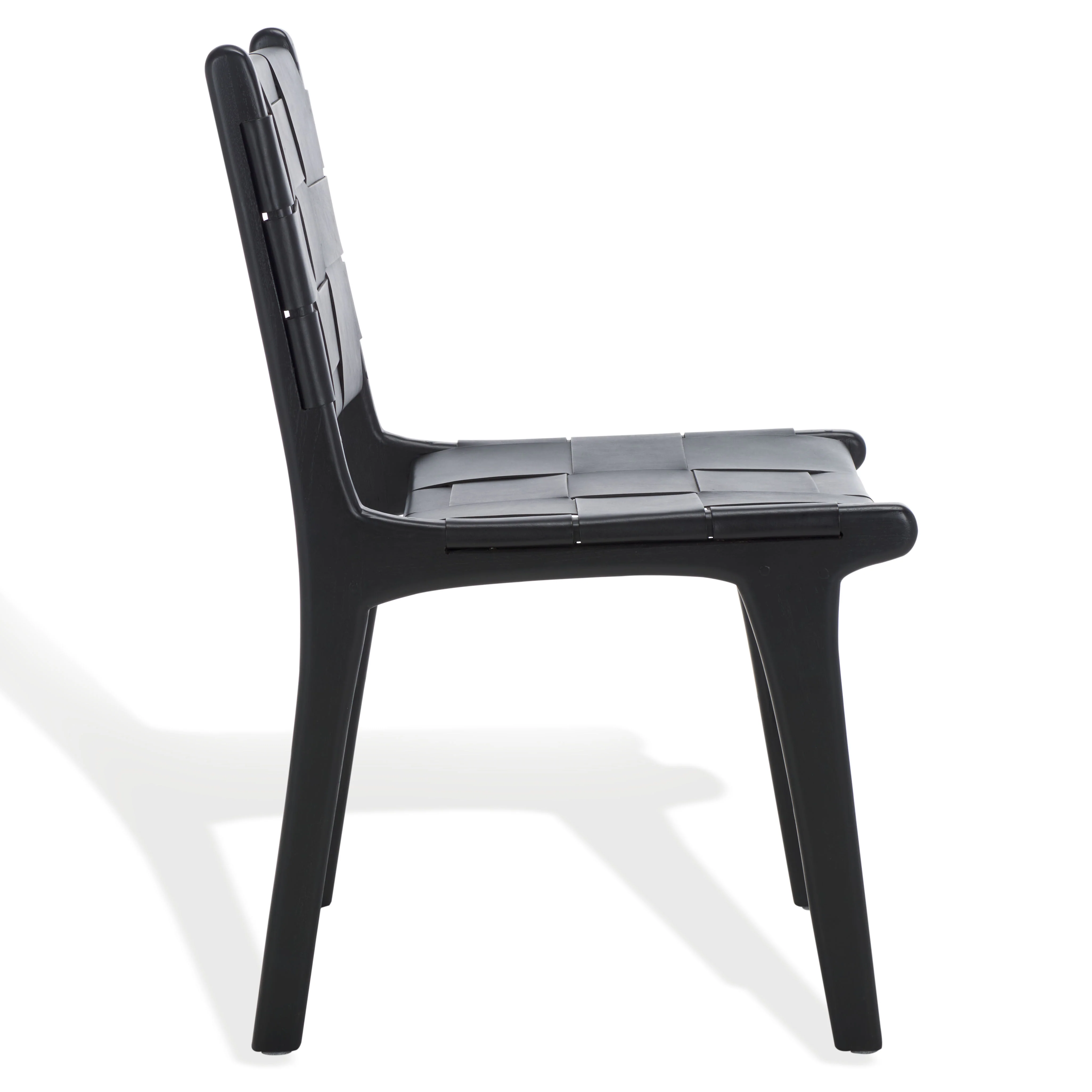 Cassaphina Woven Leather Dining Chair - Set Of 2 - Image 8
