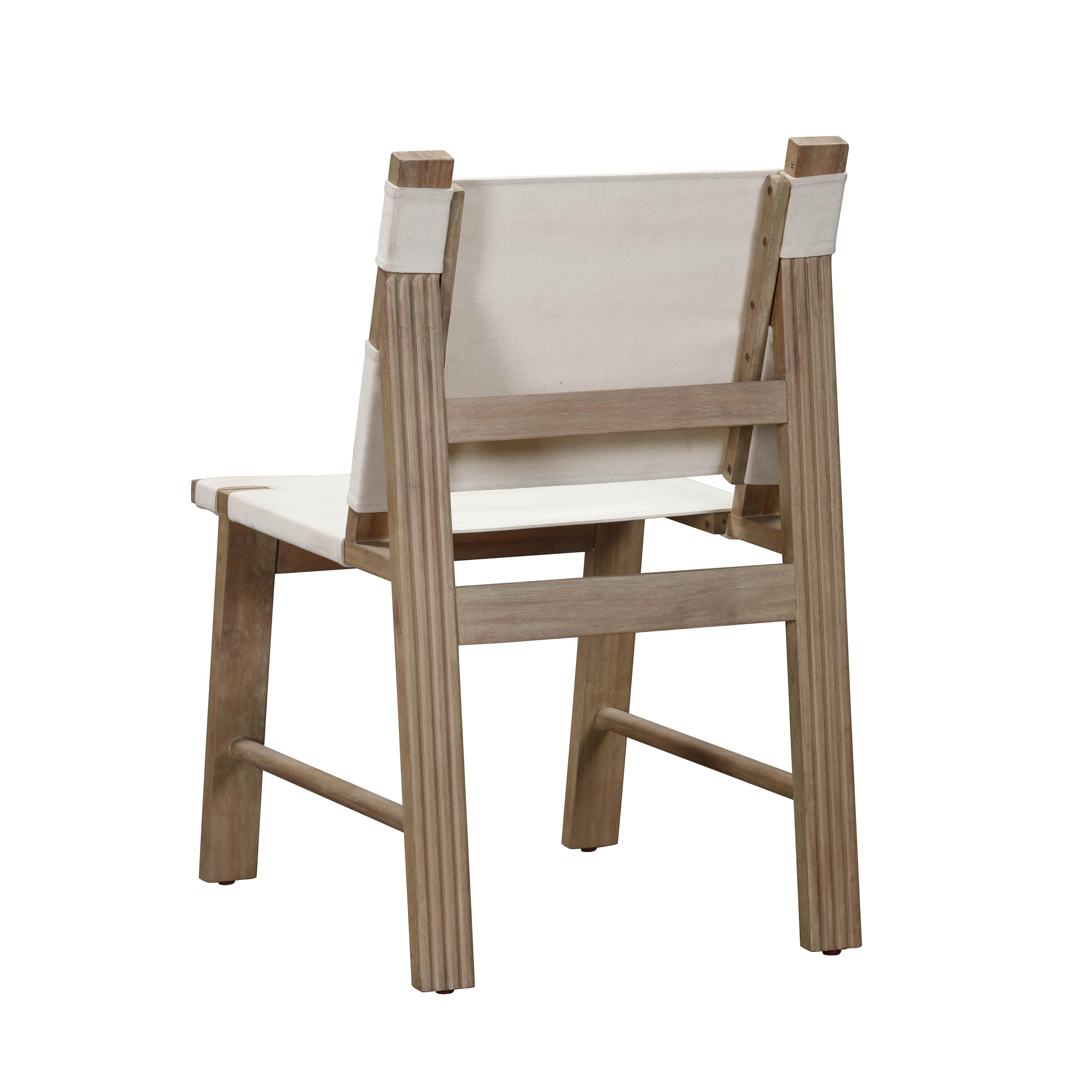 Cassie Cream Outdoor Dining Chair - Set of 2 - Image 5