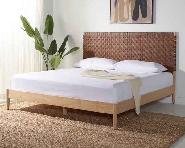 Cassity Leather Headboard Bed - Image 4