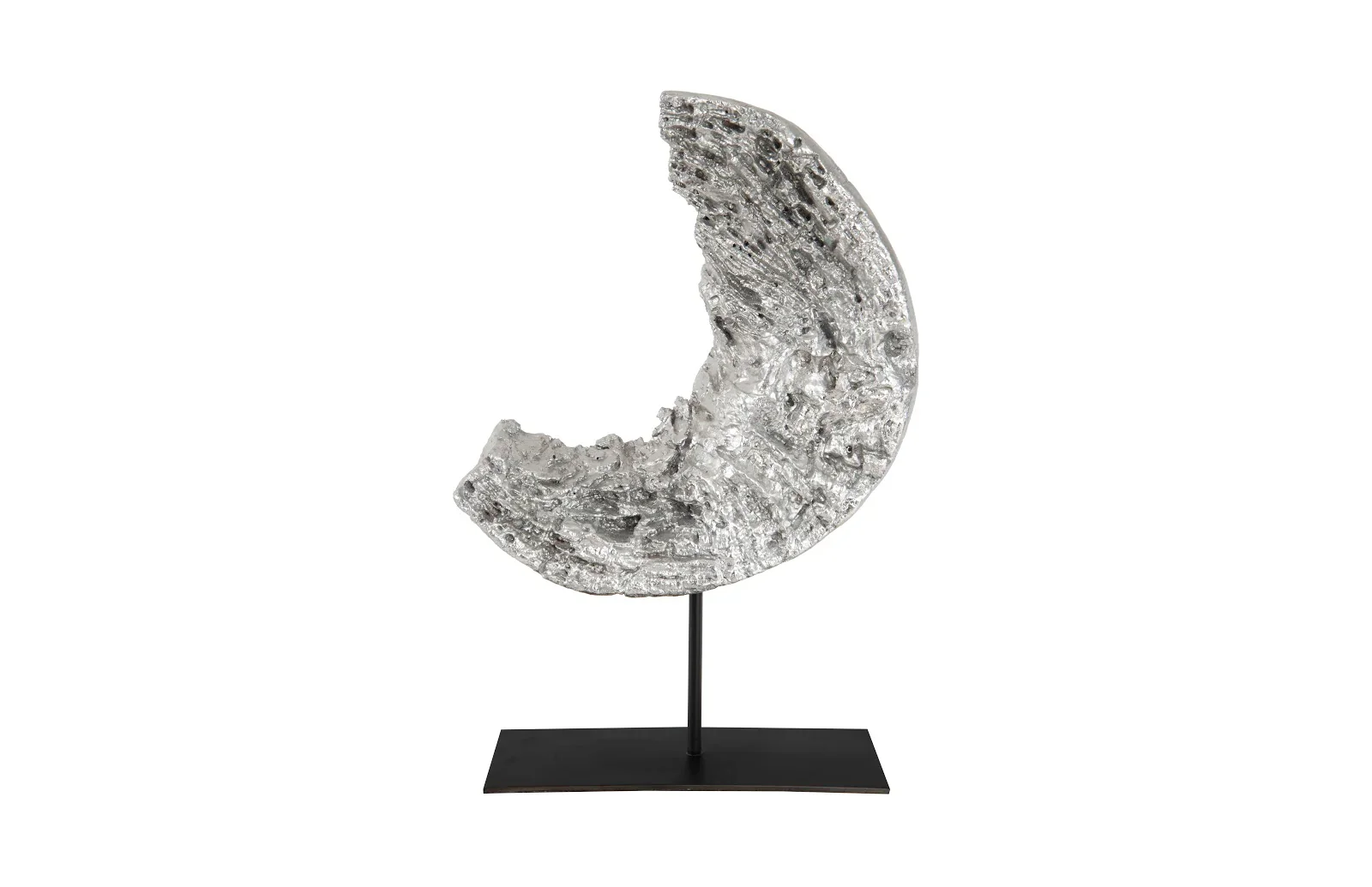 Cast Eroded Wood Circle on Stand - Image 3