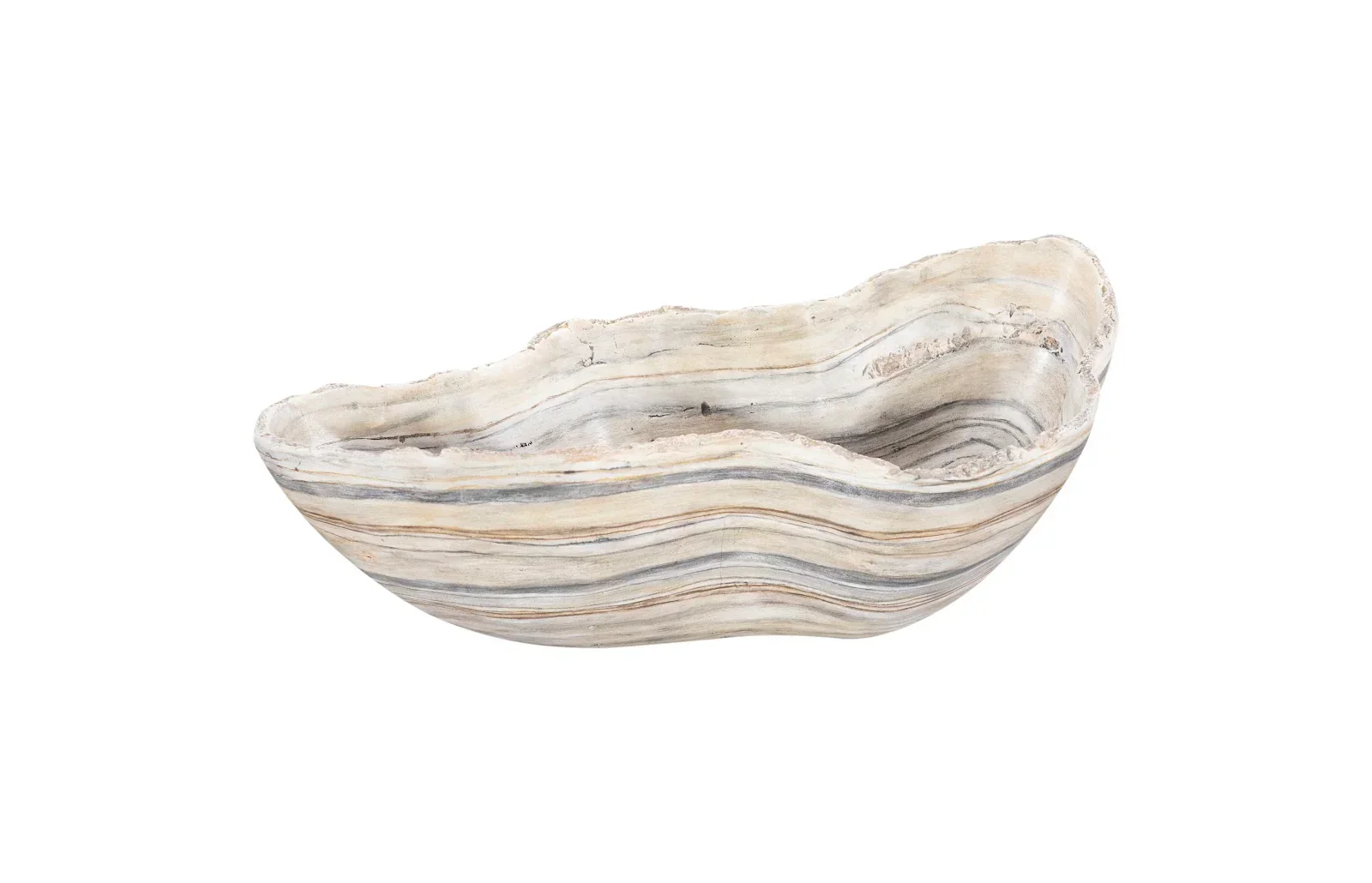 Cast Gray Onyx Bowl