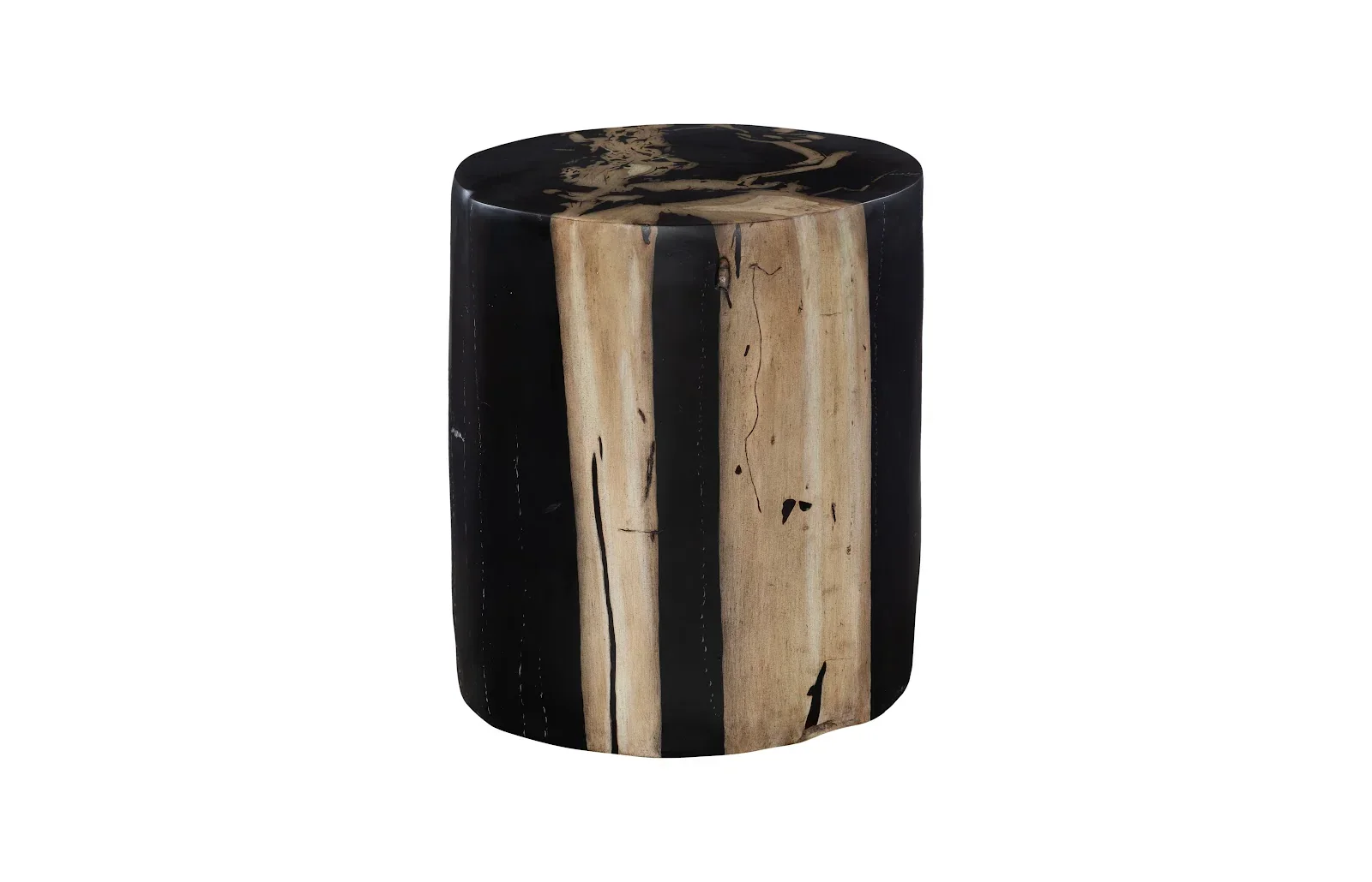 Cast Petrified Wood Stool - Image 4