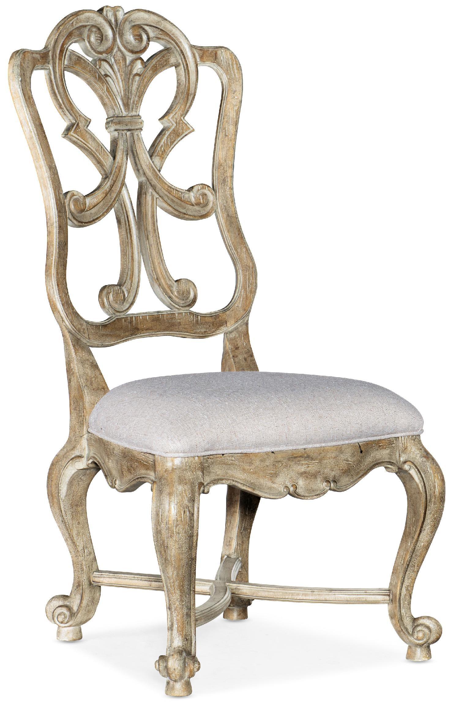 Castella Wood Back Side Chair - Set of 2