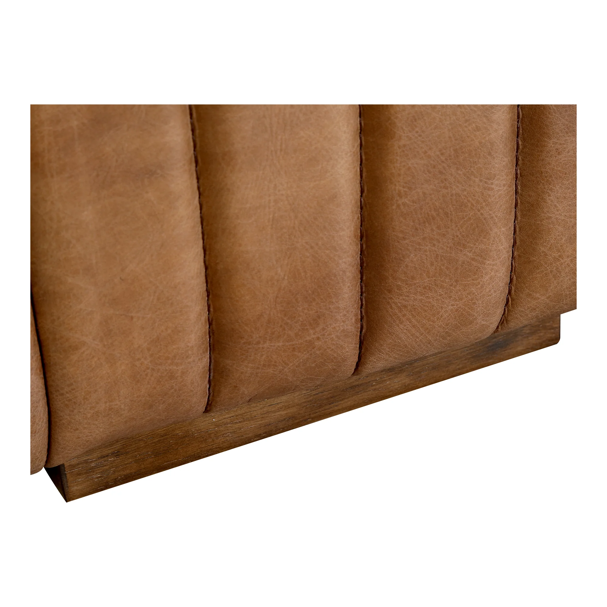 Castle Sofa Open Road Brown Leather - Image 9