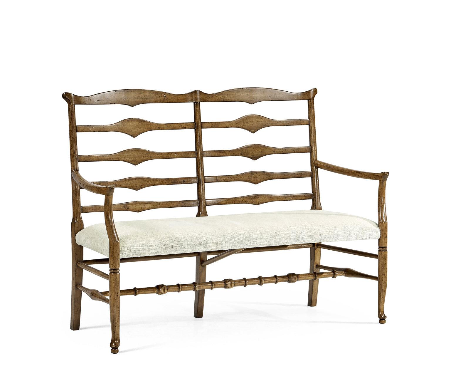 Casual Accents Ladderback Bench