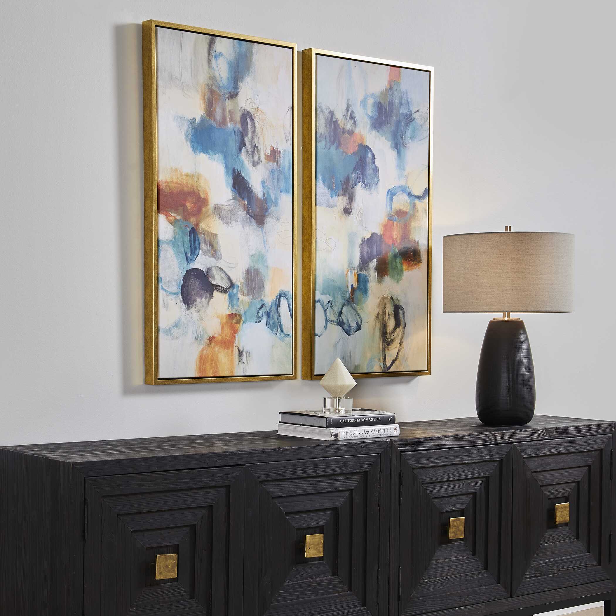 Casual Moments Framed Abstract Art - Set of 2 - Image 3
