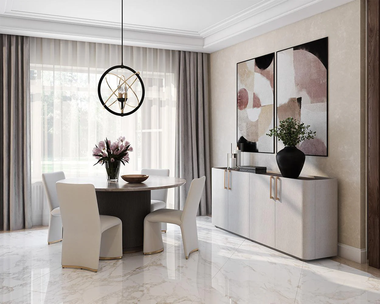 Cataldi Dining Table - 59" - Image 3