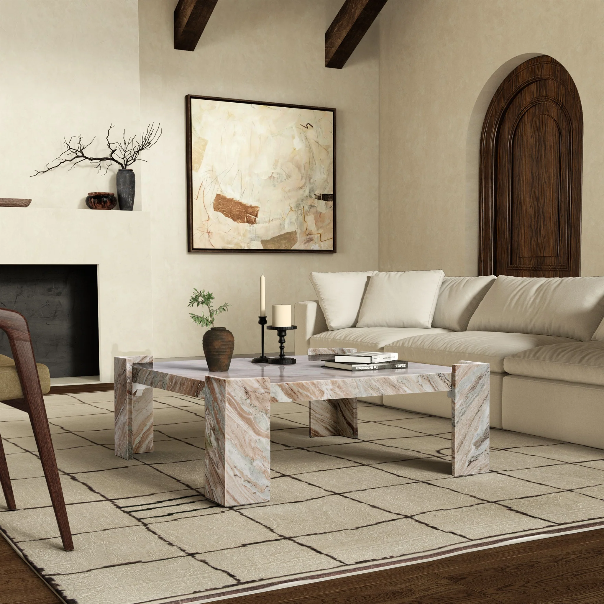 Catayana Marble Coffee Table - Image 7