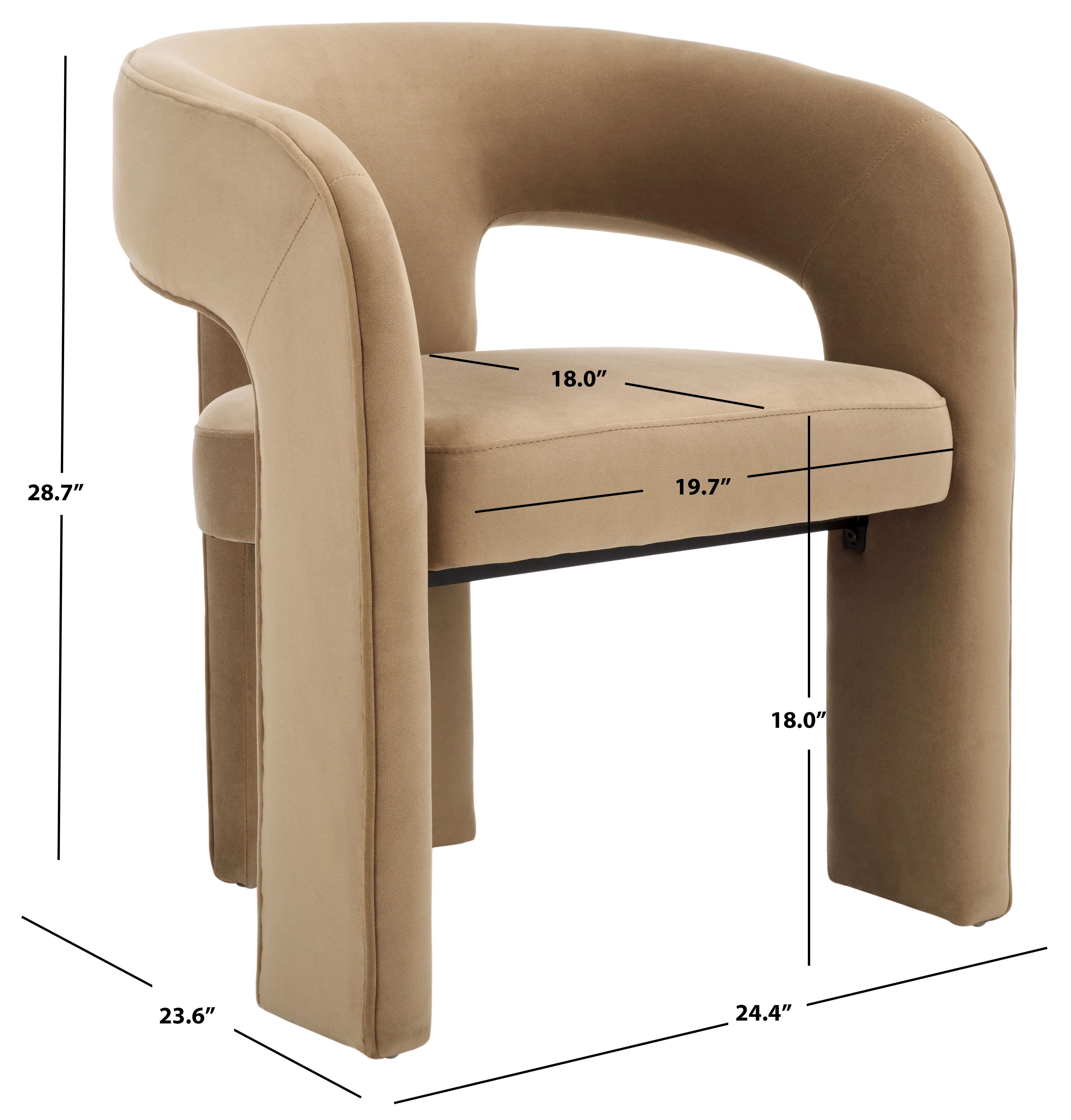 Catharia 3 Leg Dining Chair - Image 19
