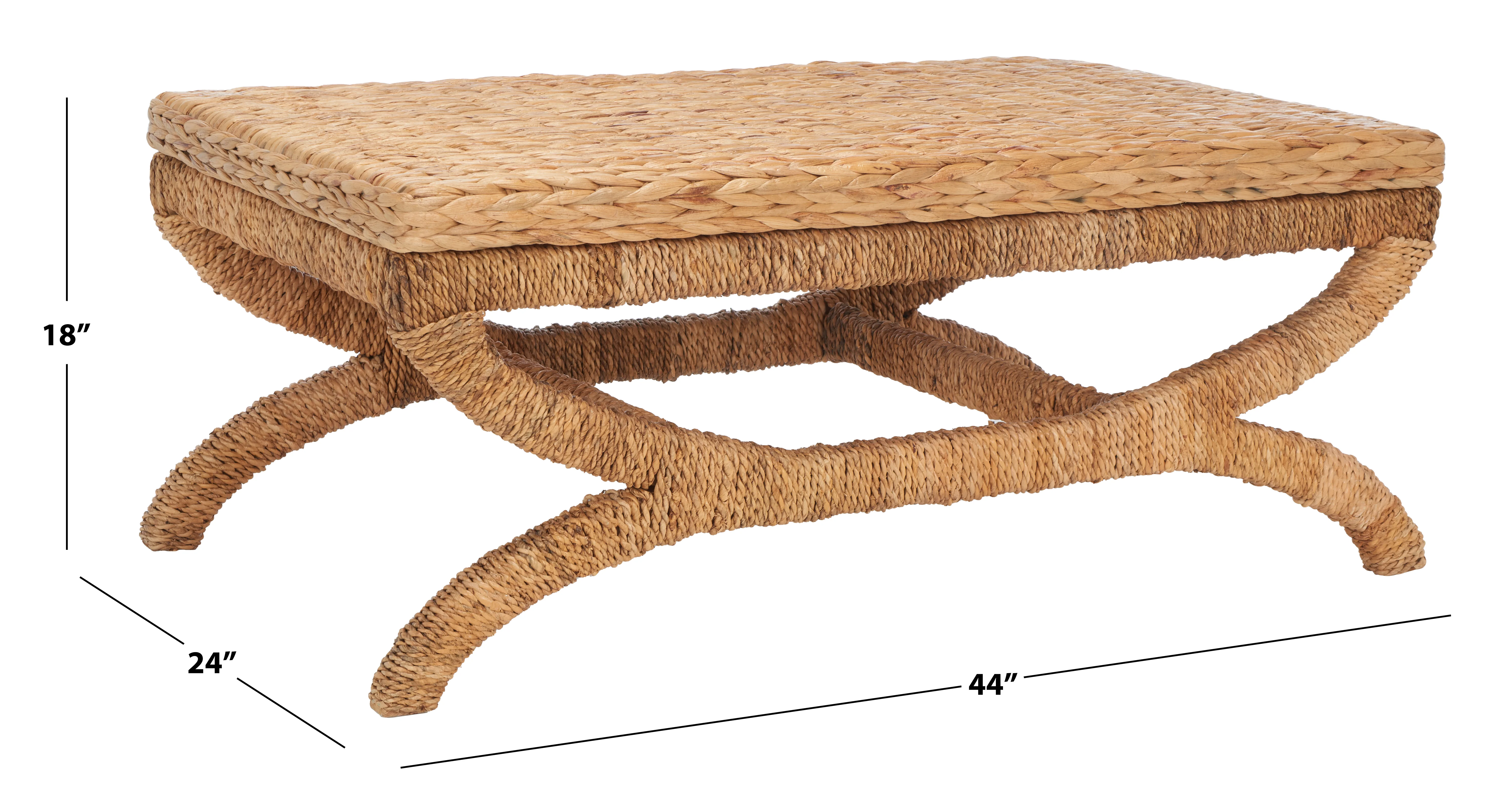 Caycee Waterhyacinth Coffee Table - Image 8
