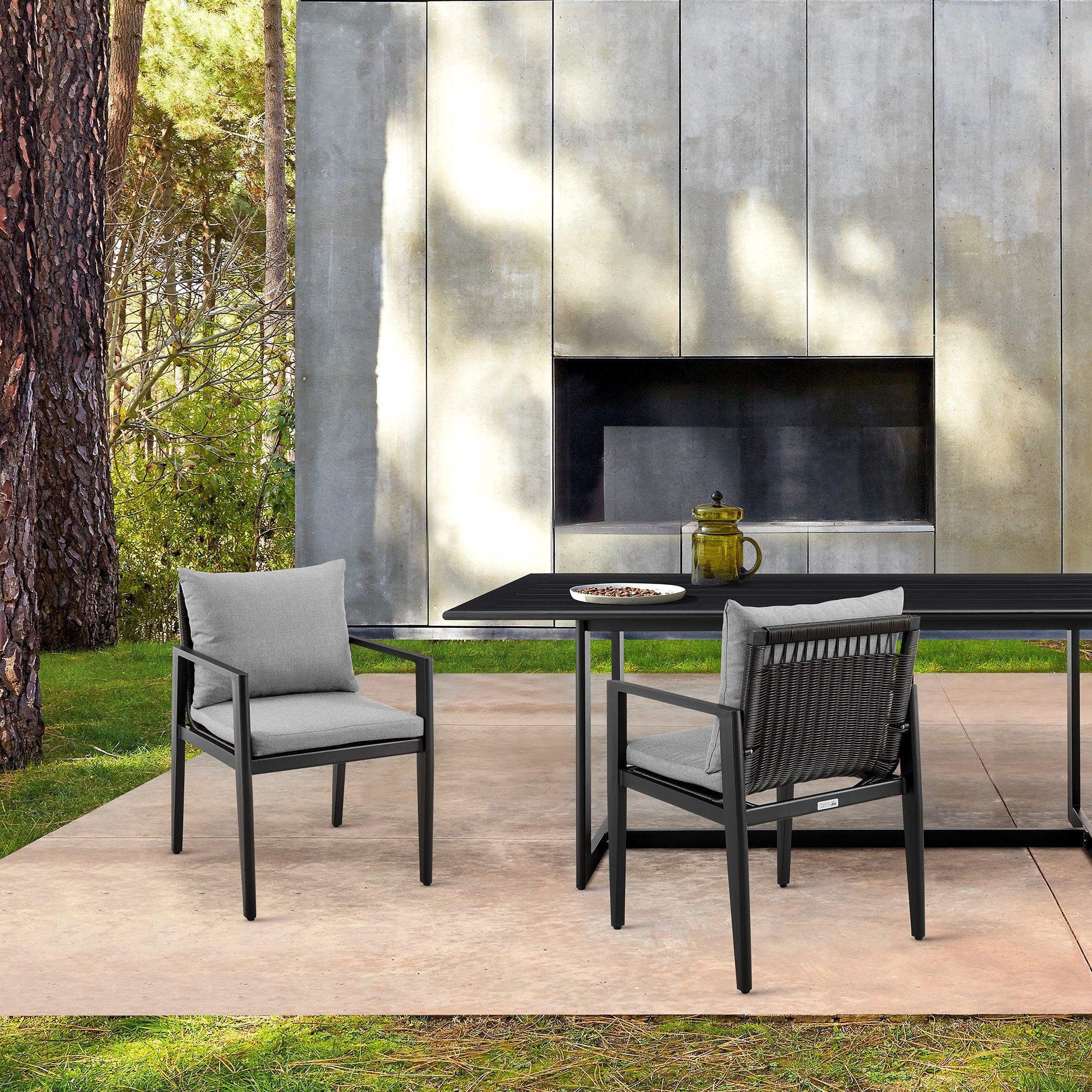 Cayman Outdoor Dining Arm Chair - Set of 2 - Image 2