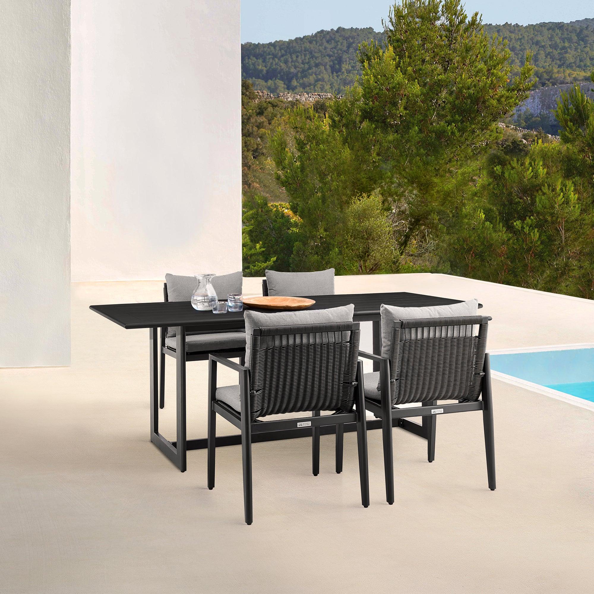 Cayman Outdoor Dining Arm Chair - Set of 2 - Image 9