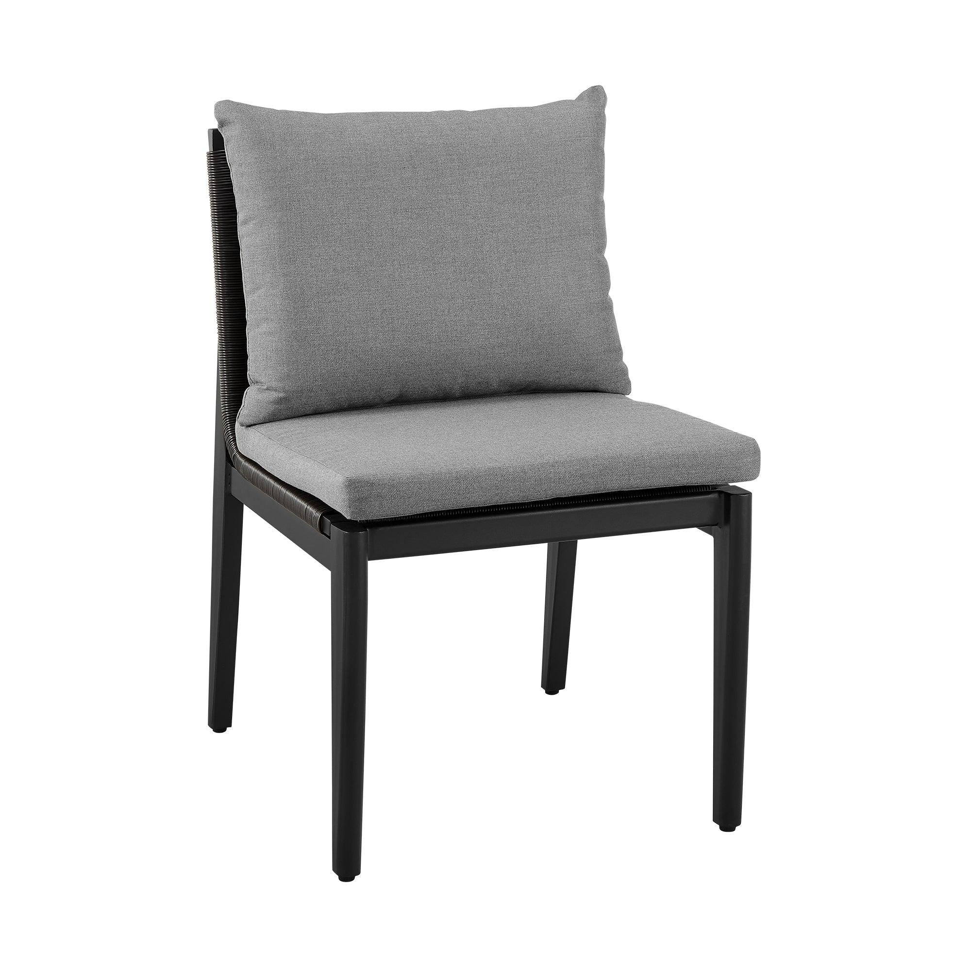 Cayman Outdoor Patio 5-Piece Round Dining Table Set - Image 3