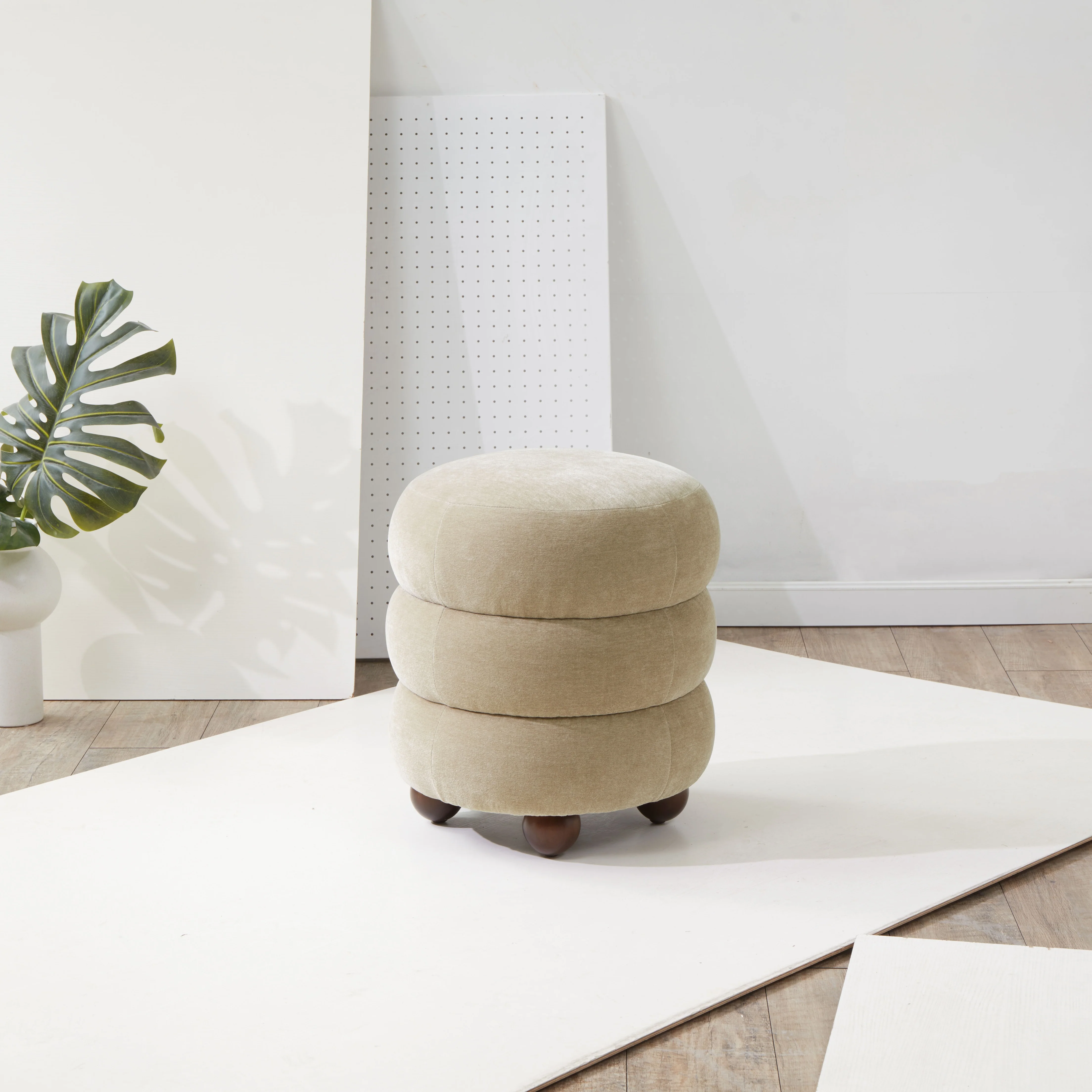 Cecelia Round Ottoman - Image 2