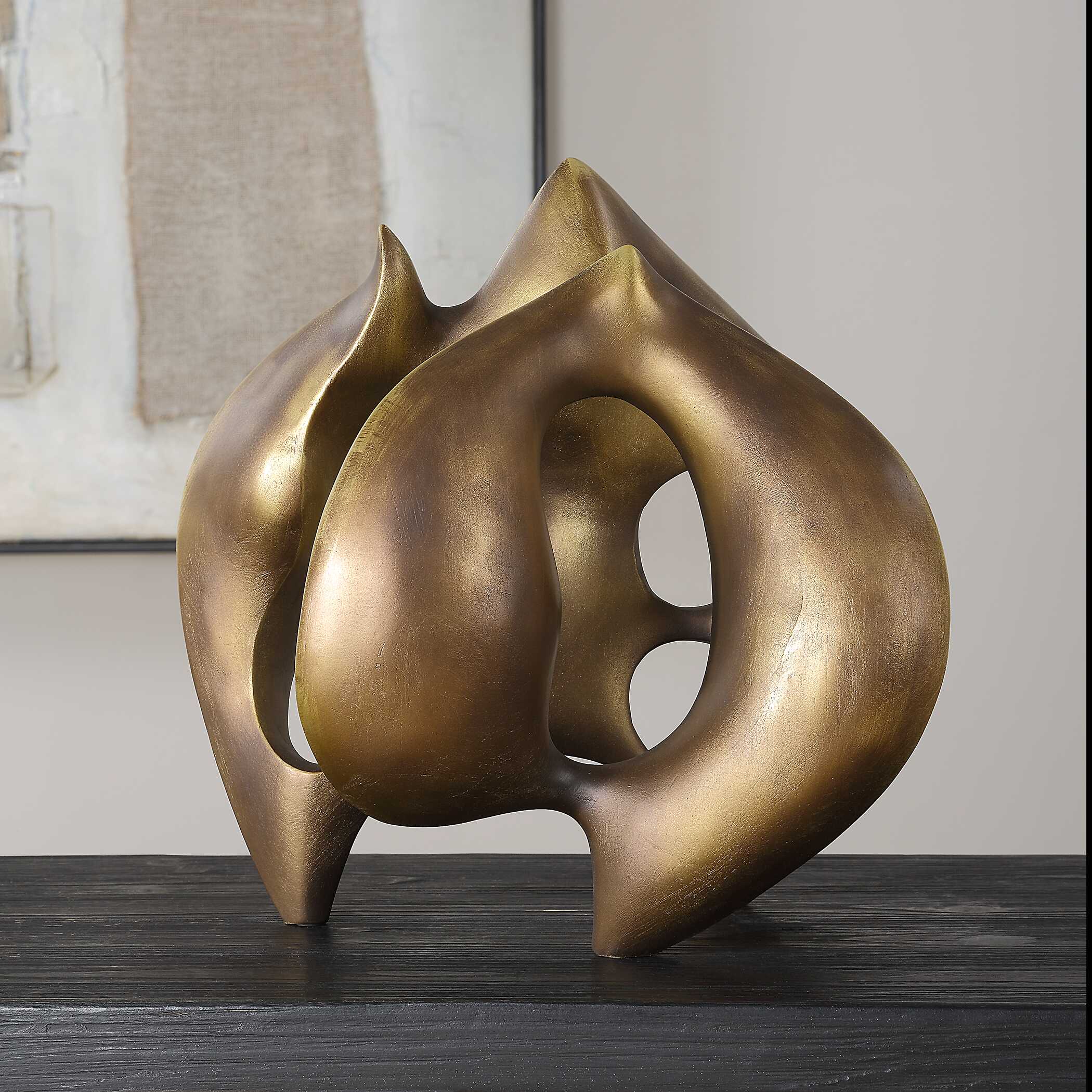 Celestial Flow Bronze Sculpture - Image 2