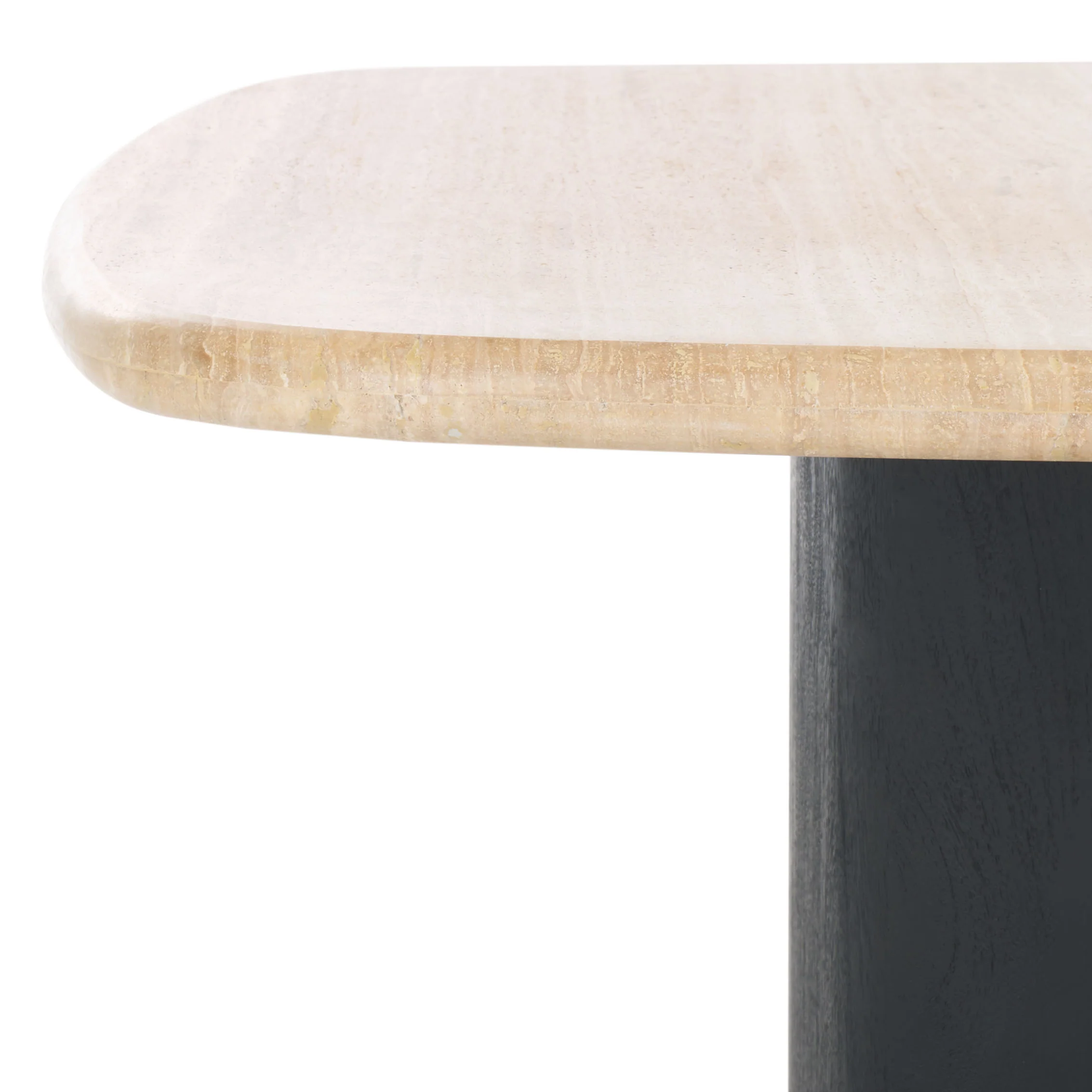 Celestyn Square Travertine Top Coffee Table - Image 5