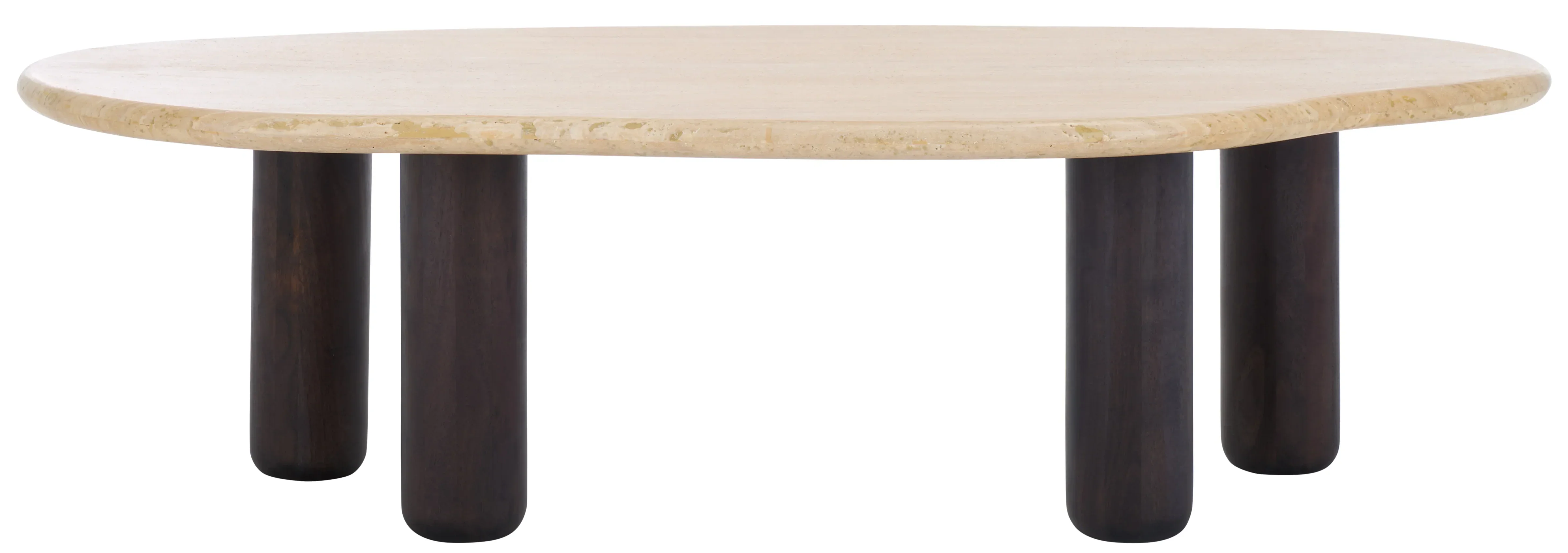 Celestyn Travertine Top Coffee Table