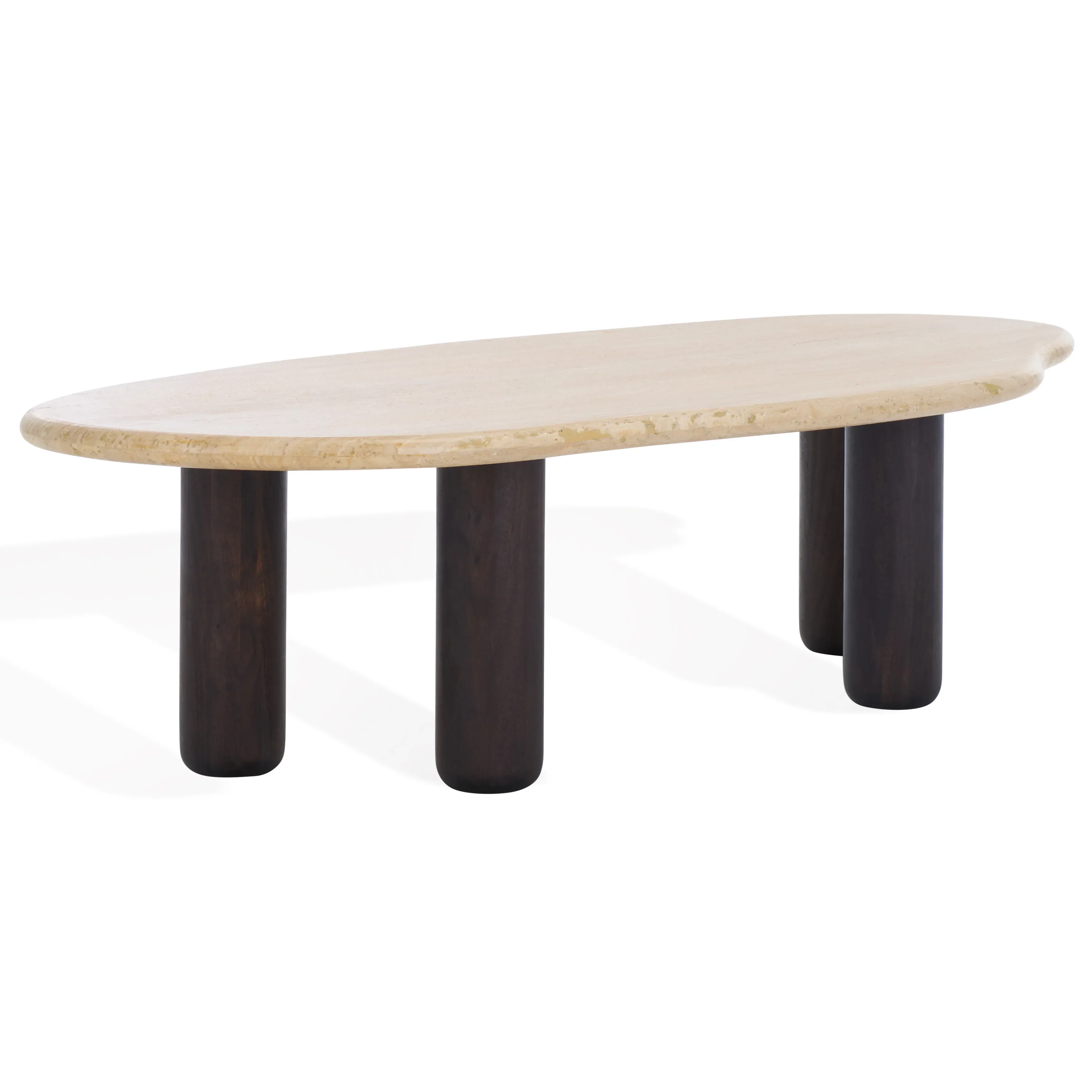 Celestyn Travertine Top Coffee Table - Image 4