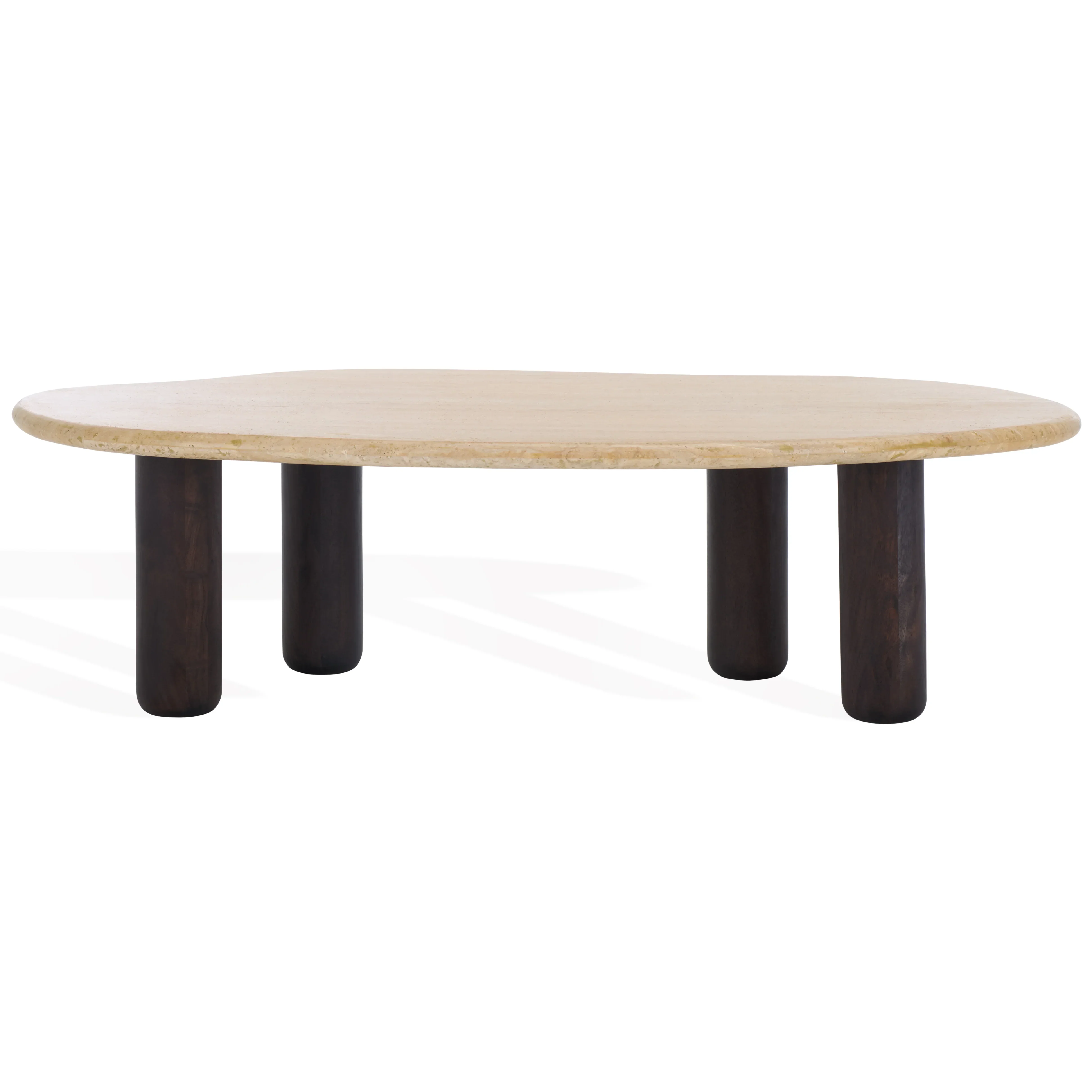 Celestyn Travertine Top Coffee Table - Image 5