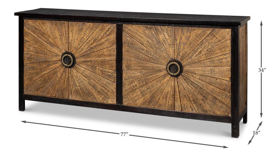 Centrum Four Door Sideboard - Image 6