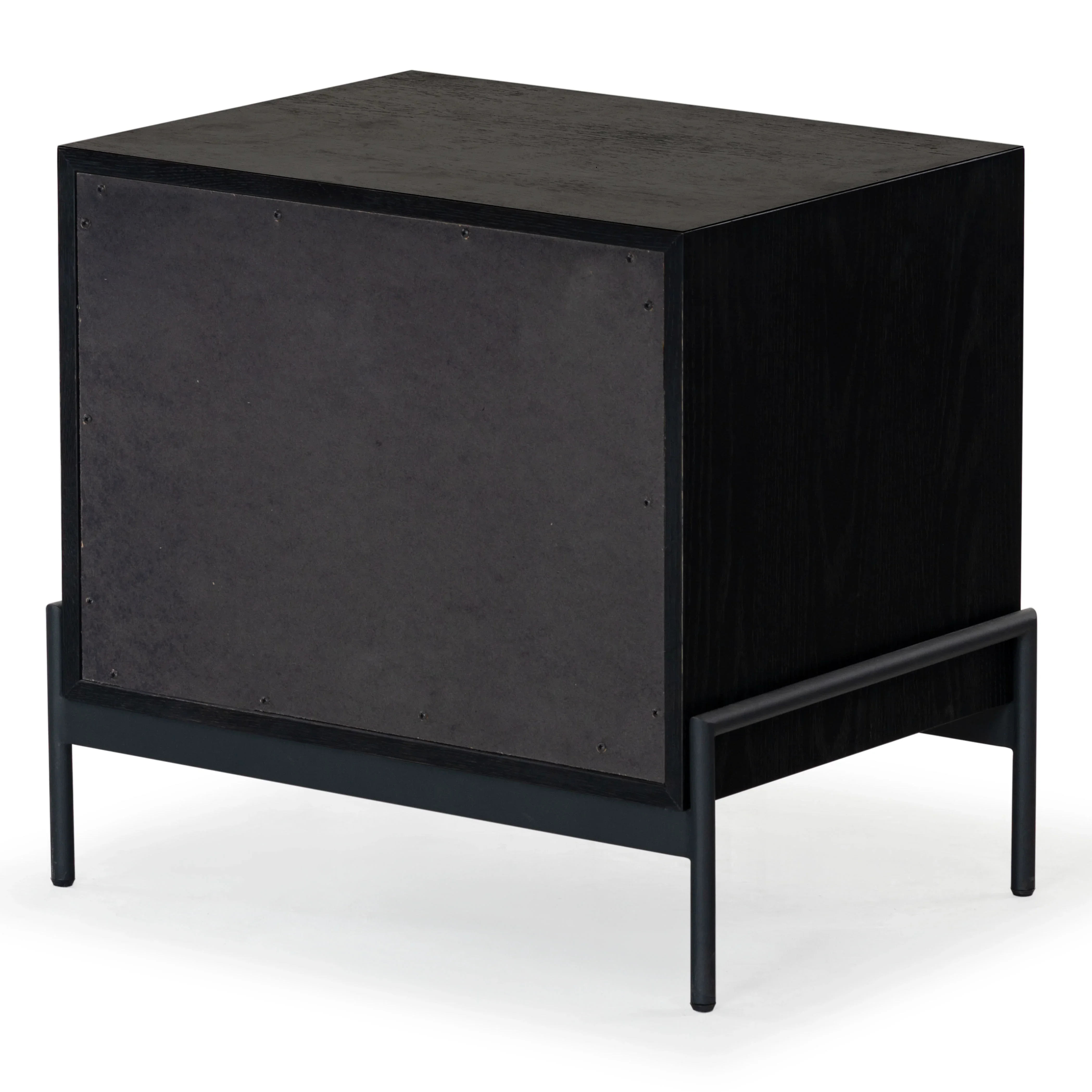 Chandri Vegan Leather Wrapped Handle Nightstand - Image 16