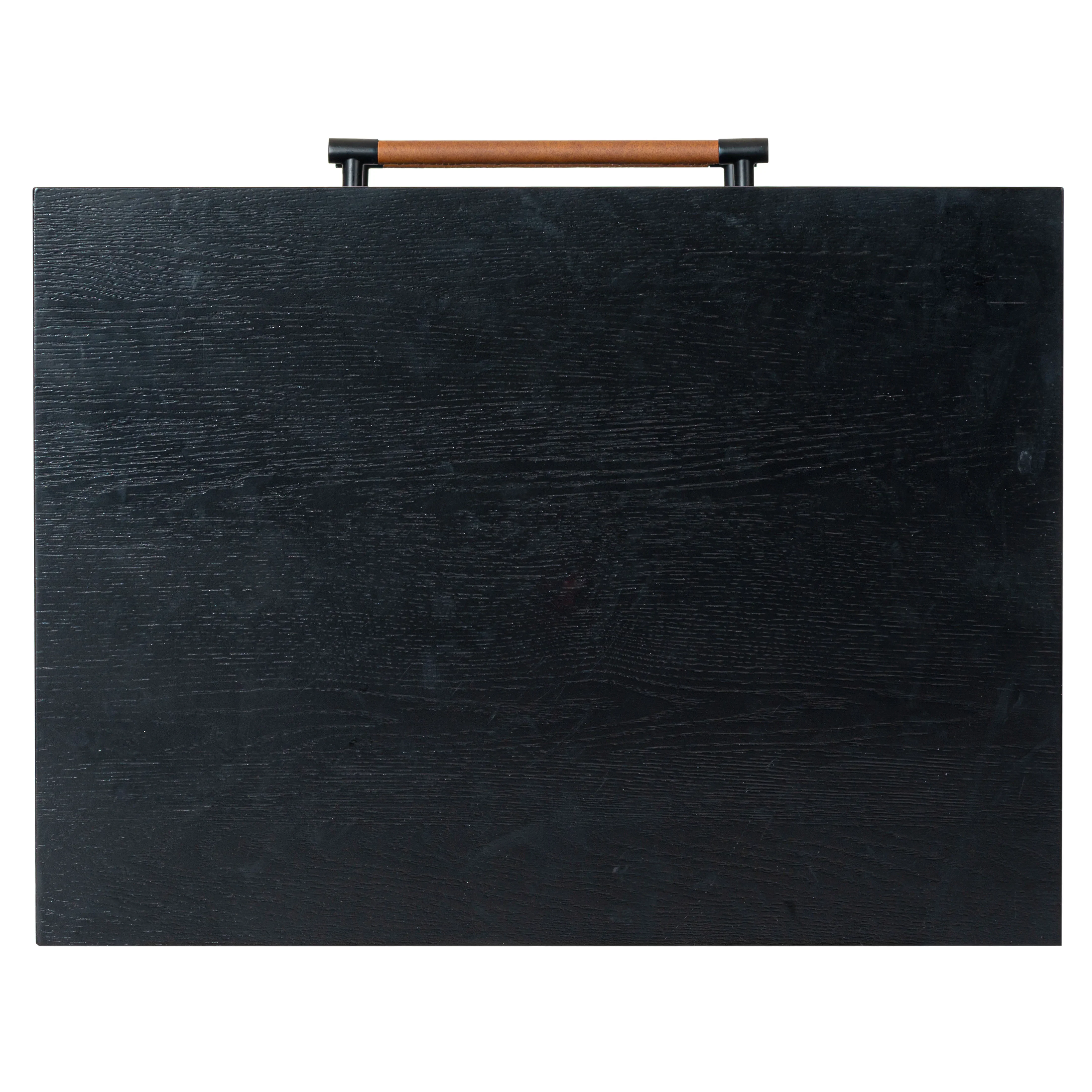 Chandri Vegan Leather Wrapped Handle Nightstand - Image 24