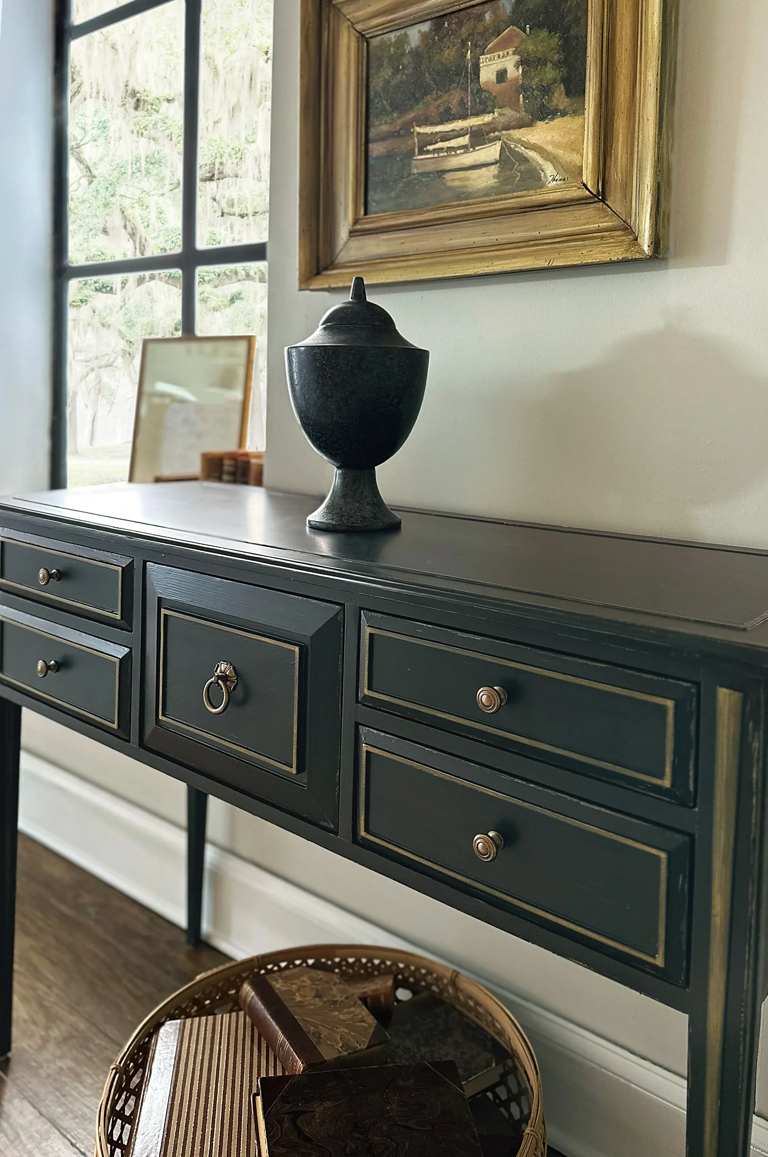 Charleston Five-Drawer Console Table - Image 6