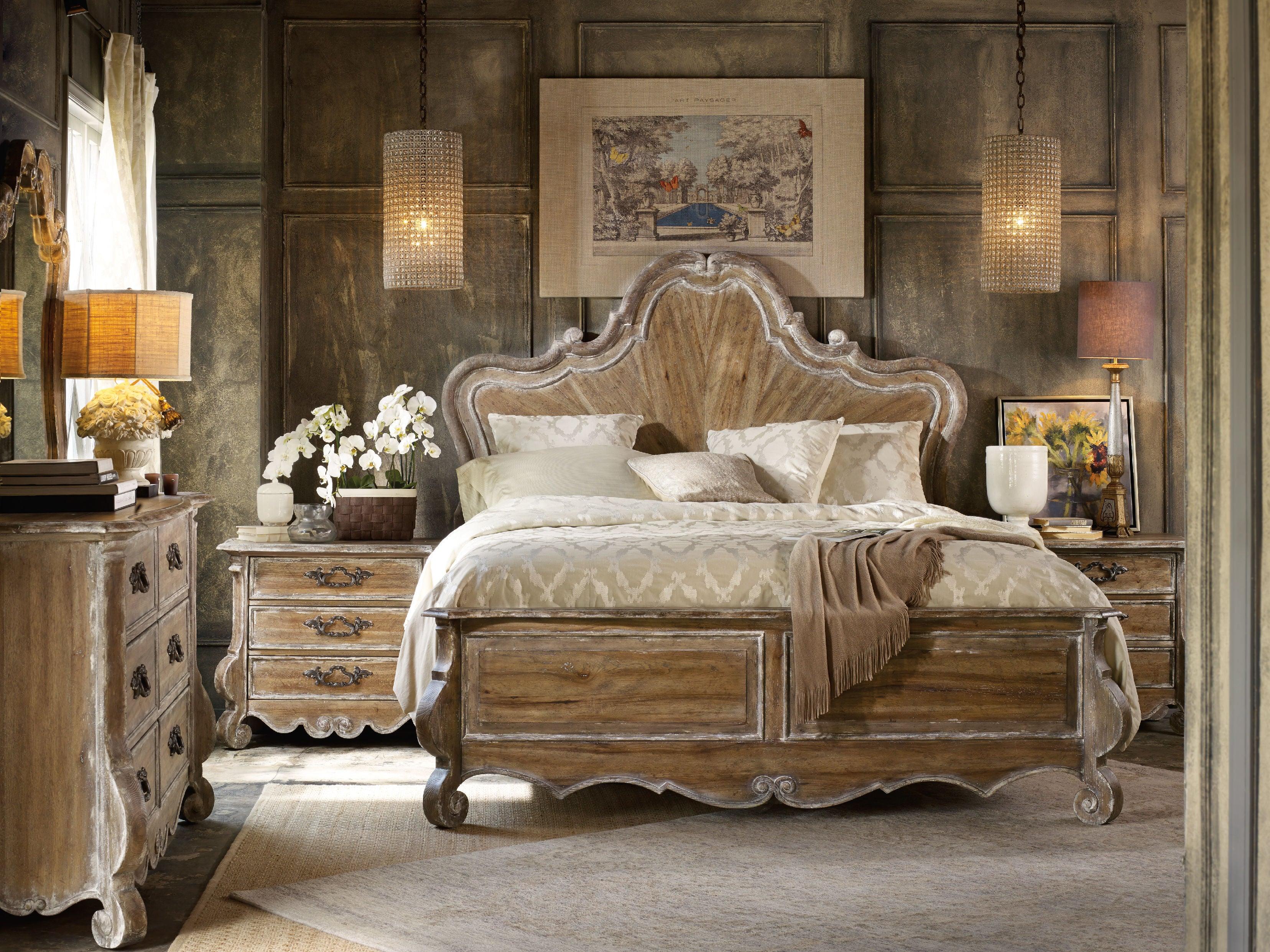 Chatelet Wood Panel Bed - Image 2