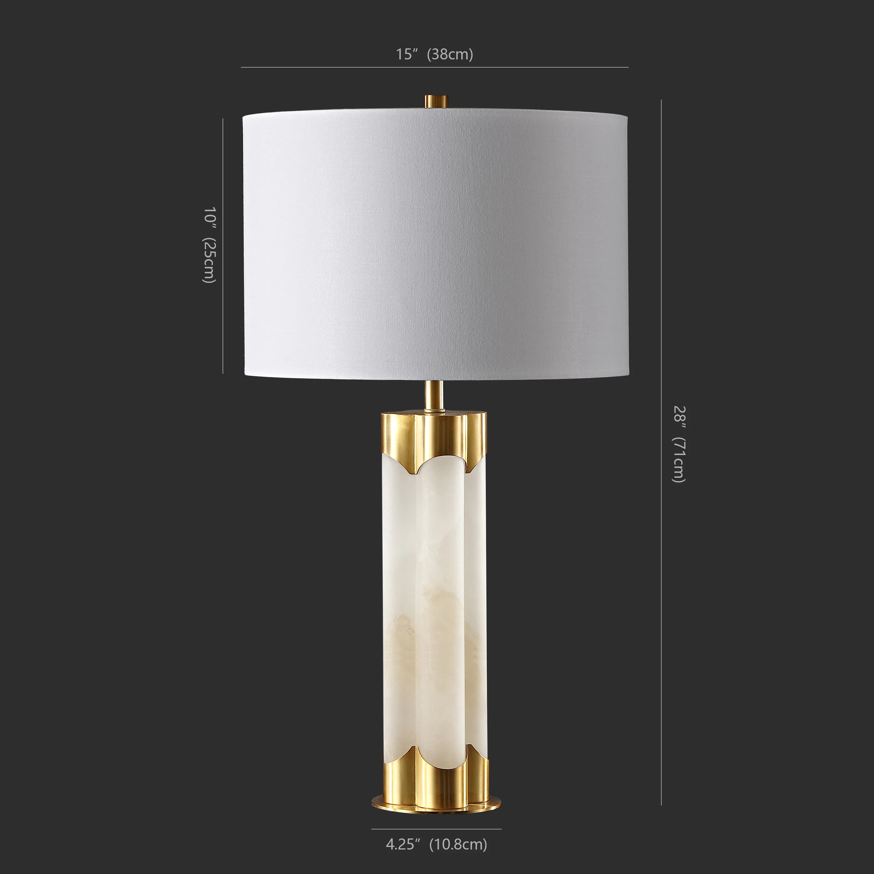 Chavez Alabaster Table Lamp - Image 7