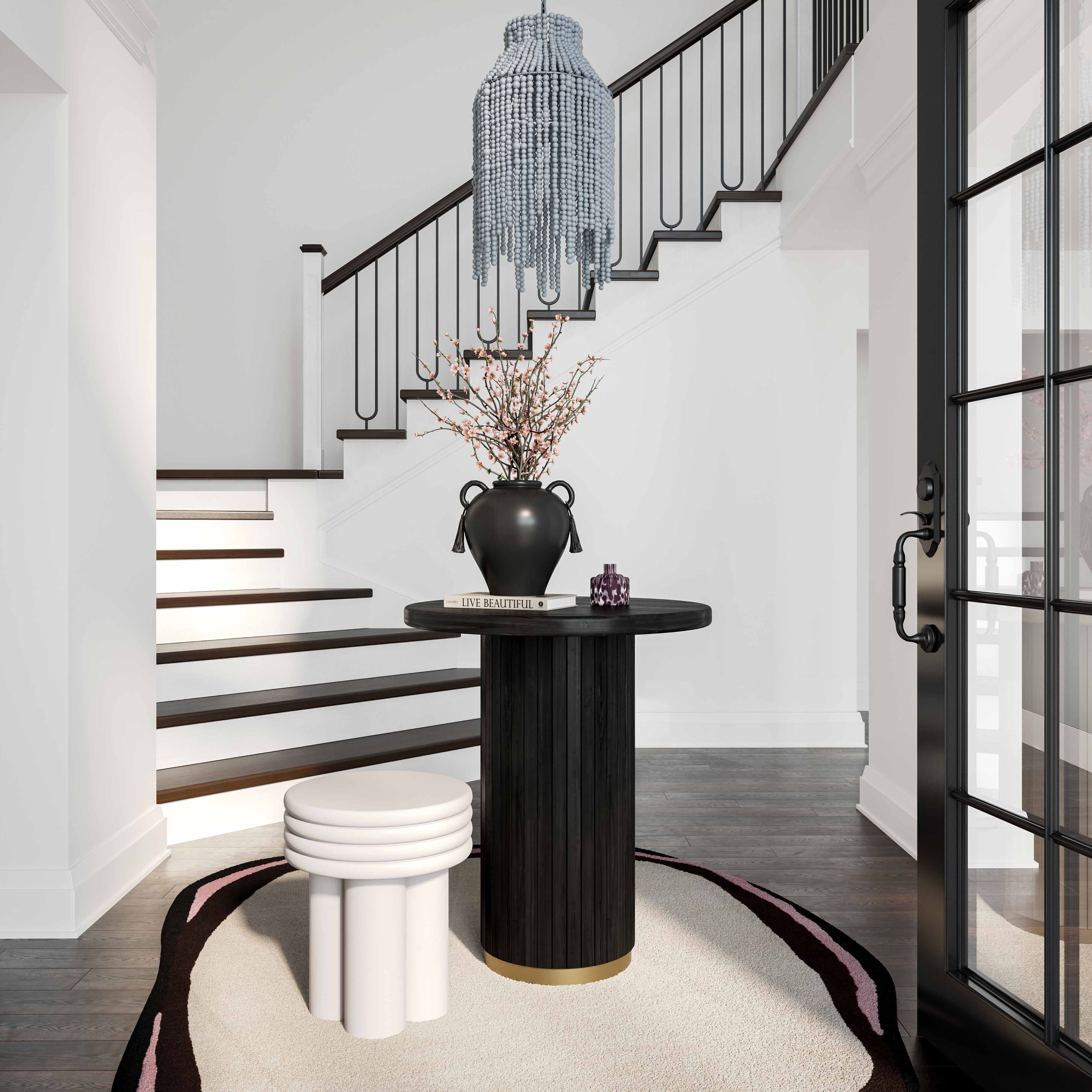 Chelsea Black Oak Entry Table - Image 2
