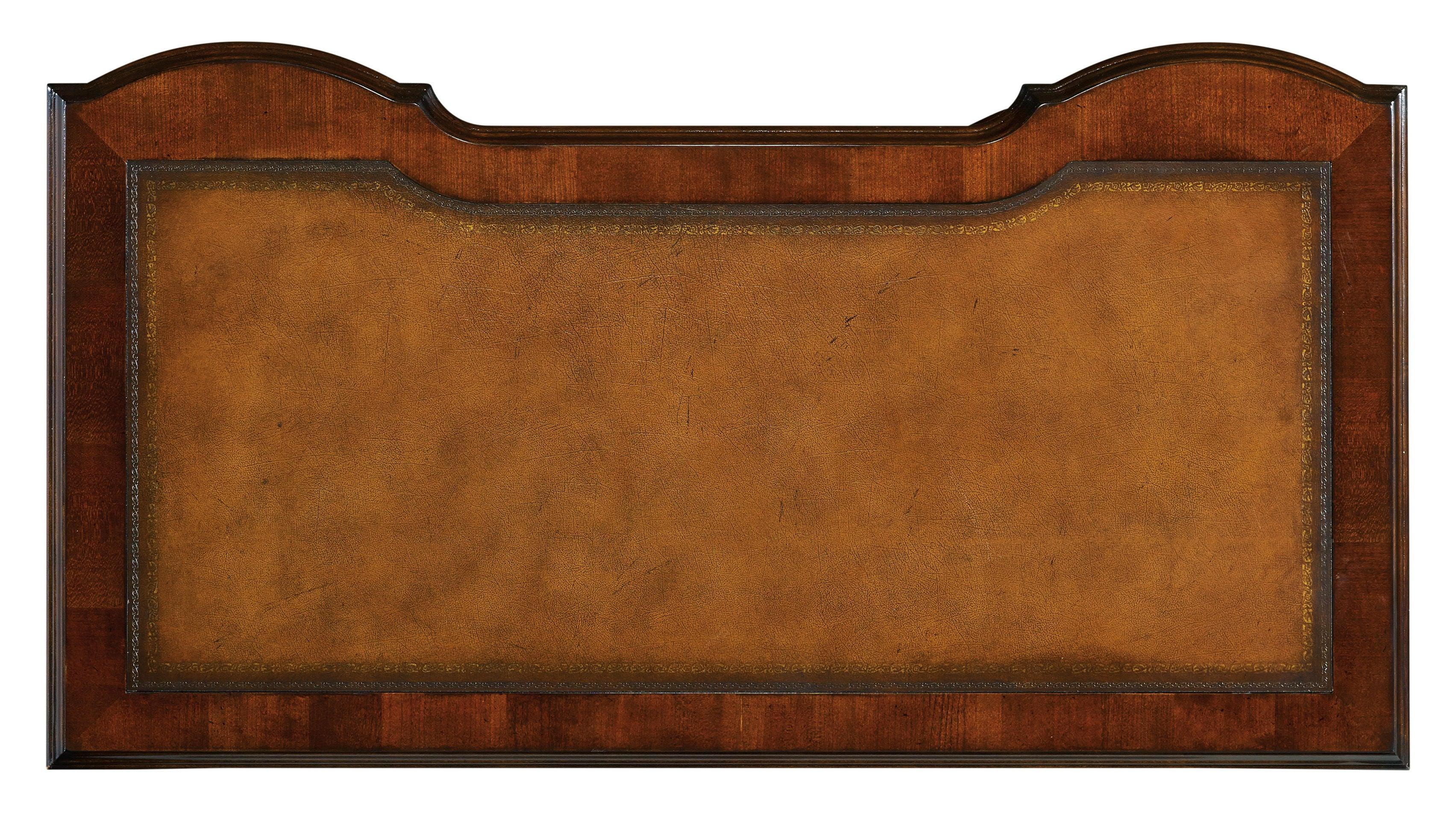 Cherry Knee-Hole Desk-Bow Front - Image 2