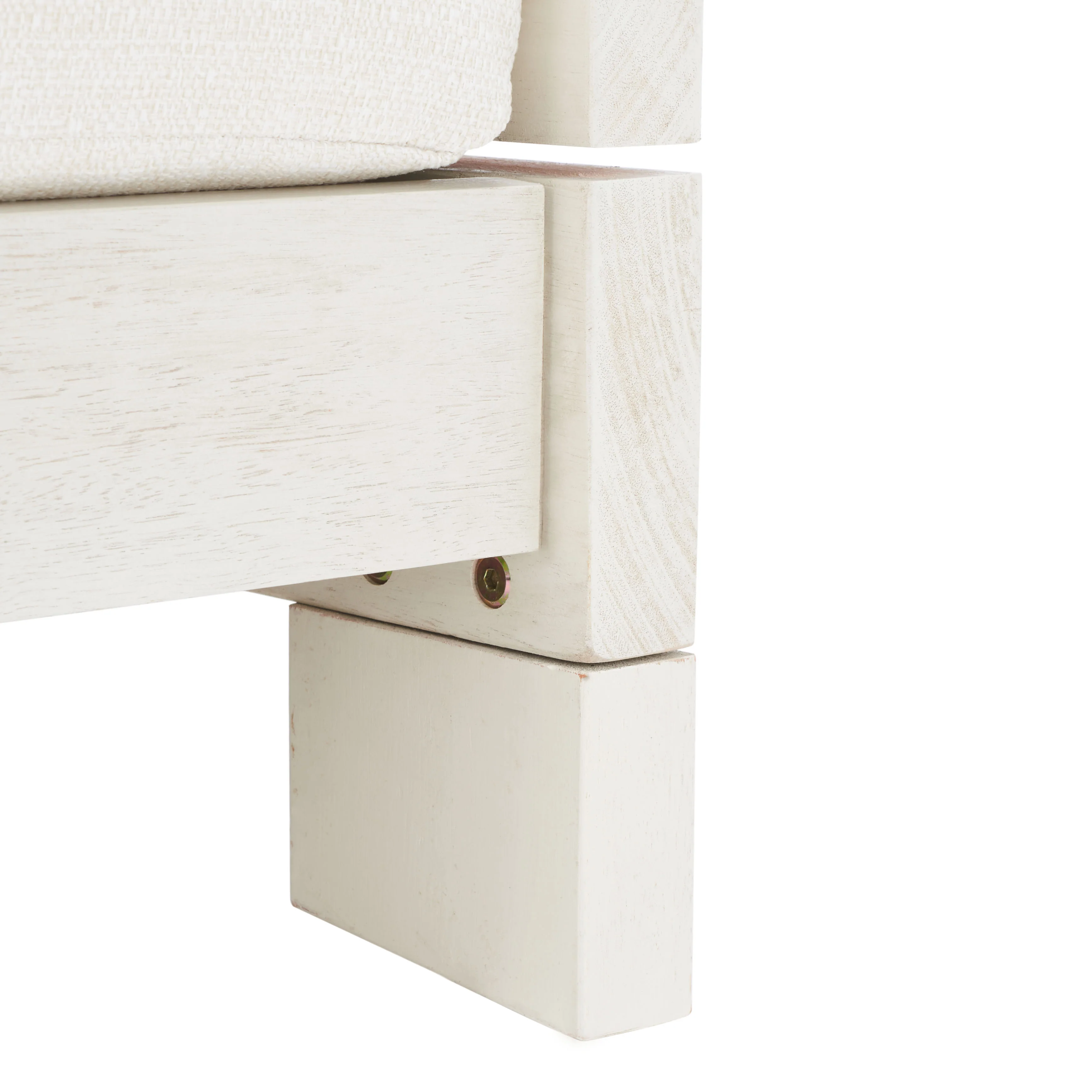 Chrissie Wood Patio Sofa - Image 5