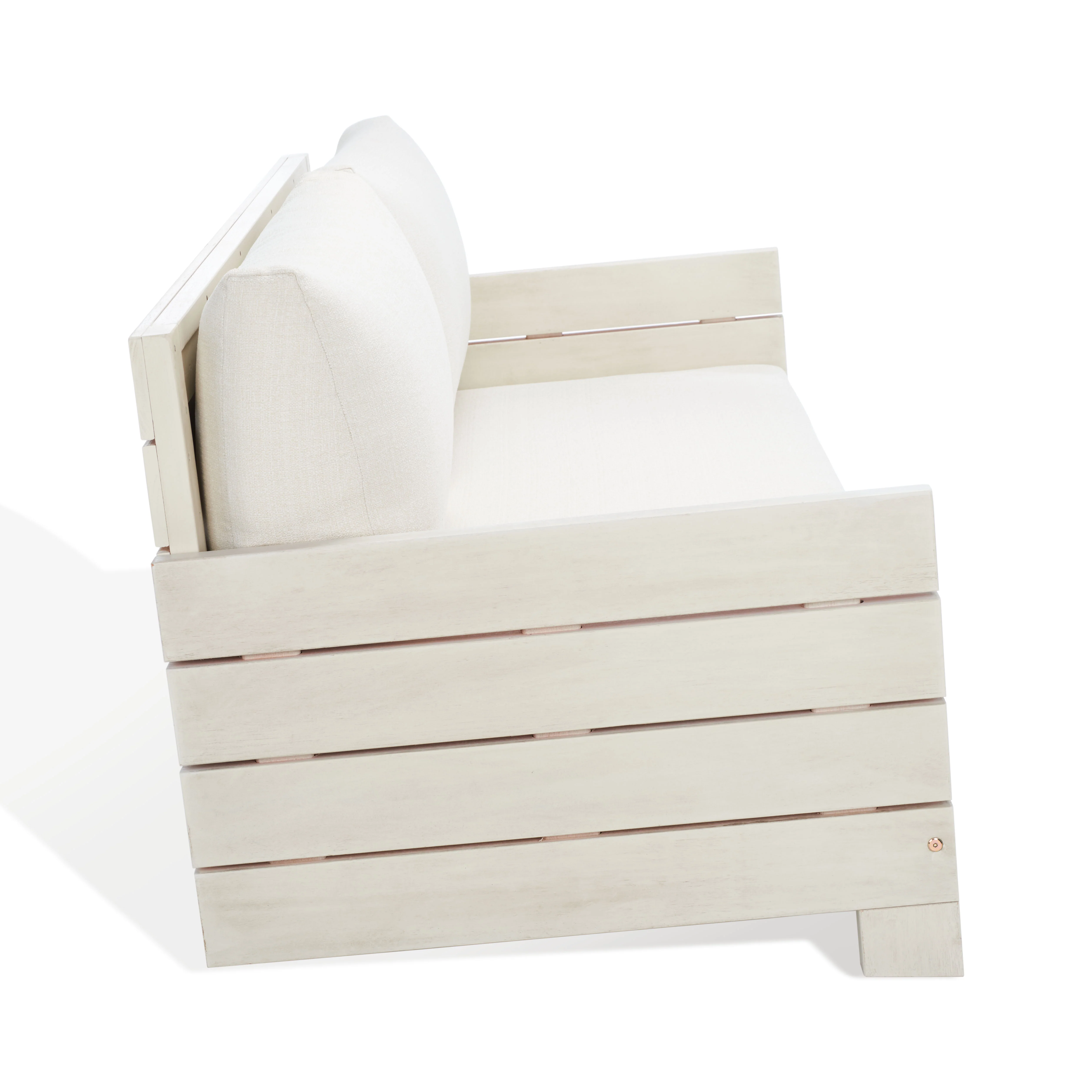 Chrissie Wood Patio Sofa - Image 6