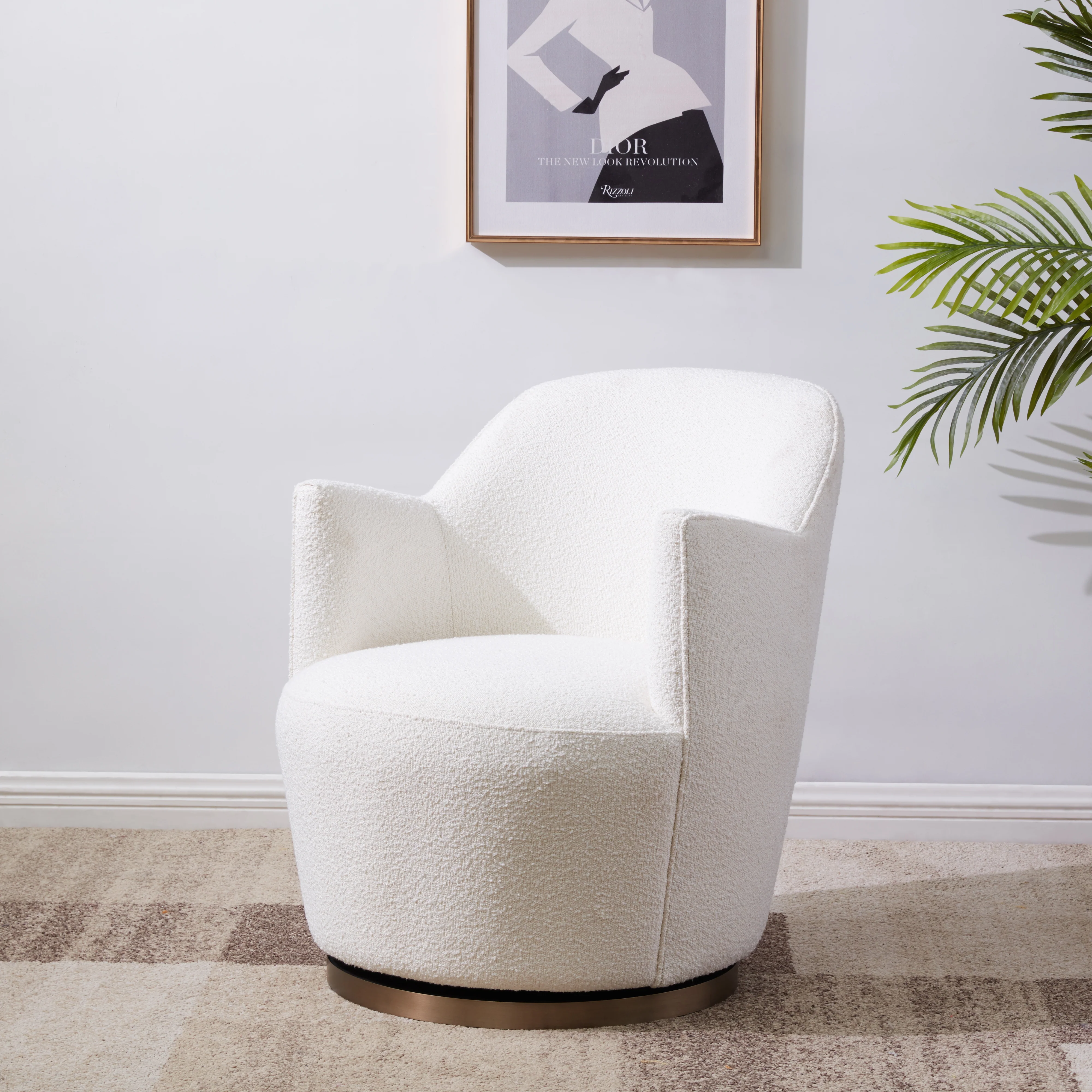 Christian Swivel Accent Chair - Image 2