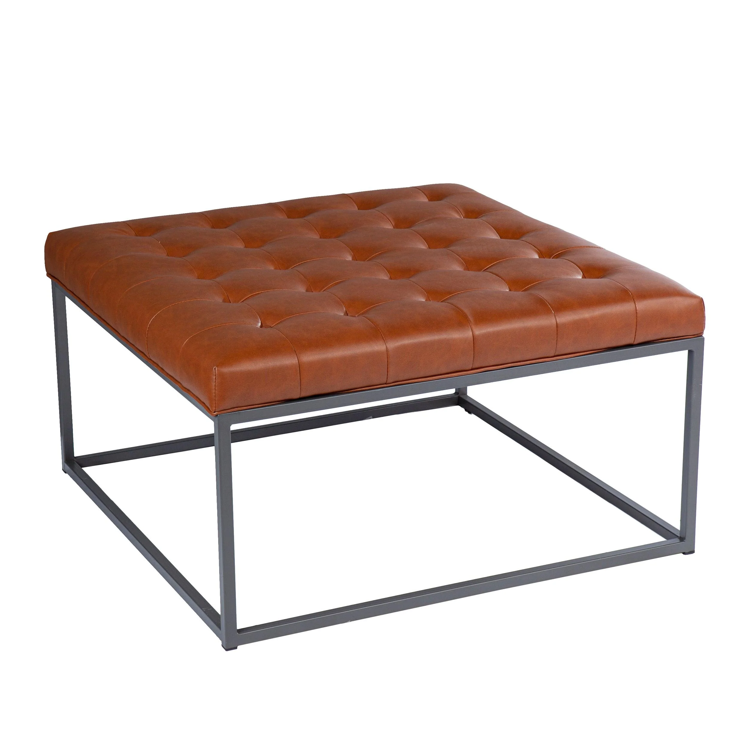Ciarin Upholstered Cocktail Ottoman - Image 4