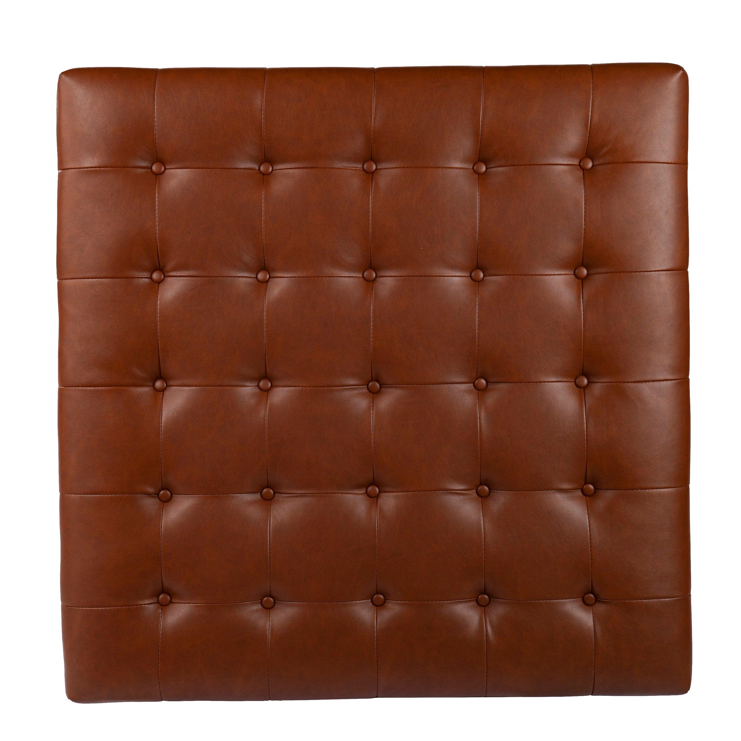 Ciarin Upholstered Cocktail Ottoman - Image 6