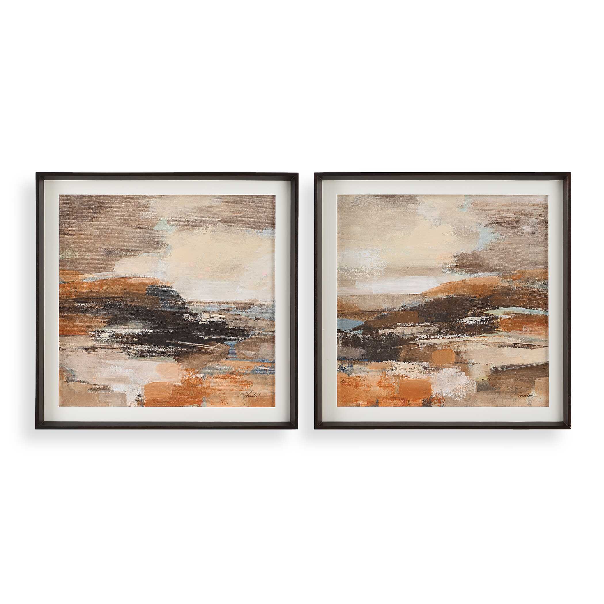 Cinnamon Shore Framed Prints - Set of 2