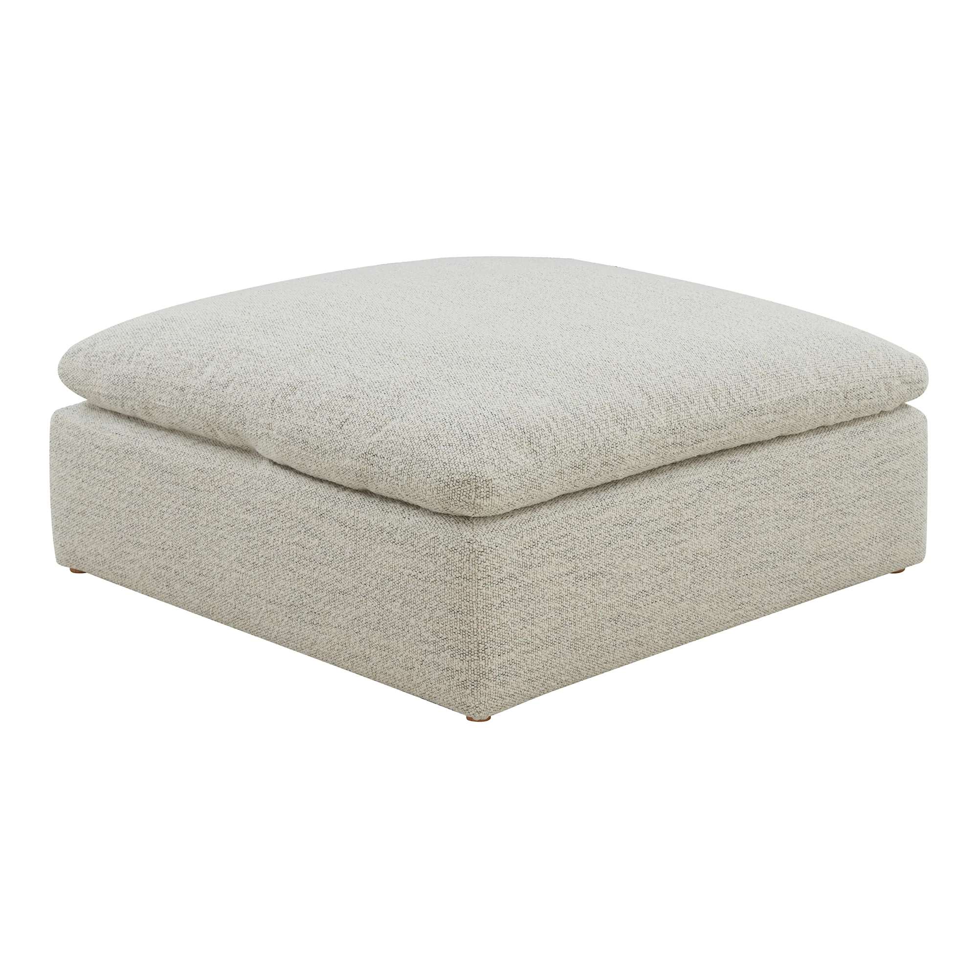 Clay Ottoman Performance Fabric Coastside Sand - Image 3