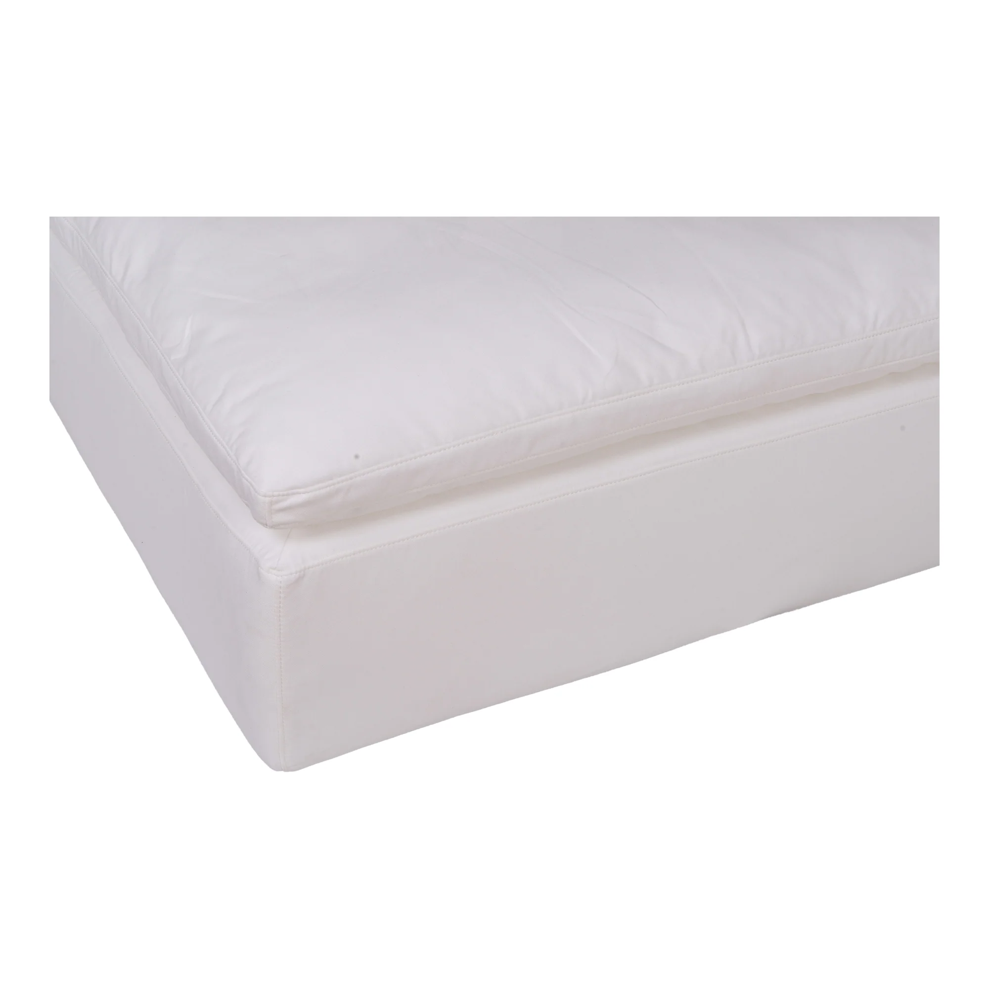 Clay Ottoman Performance Fabric White - Image 4