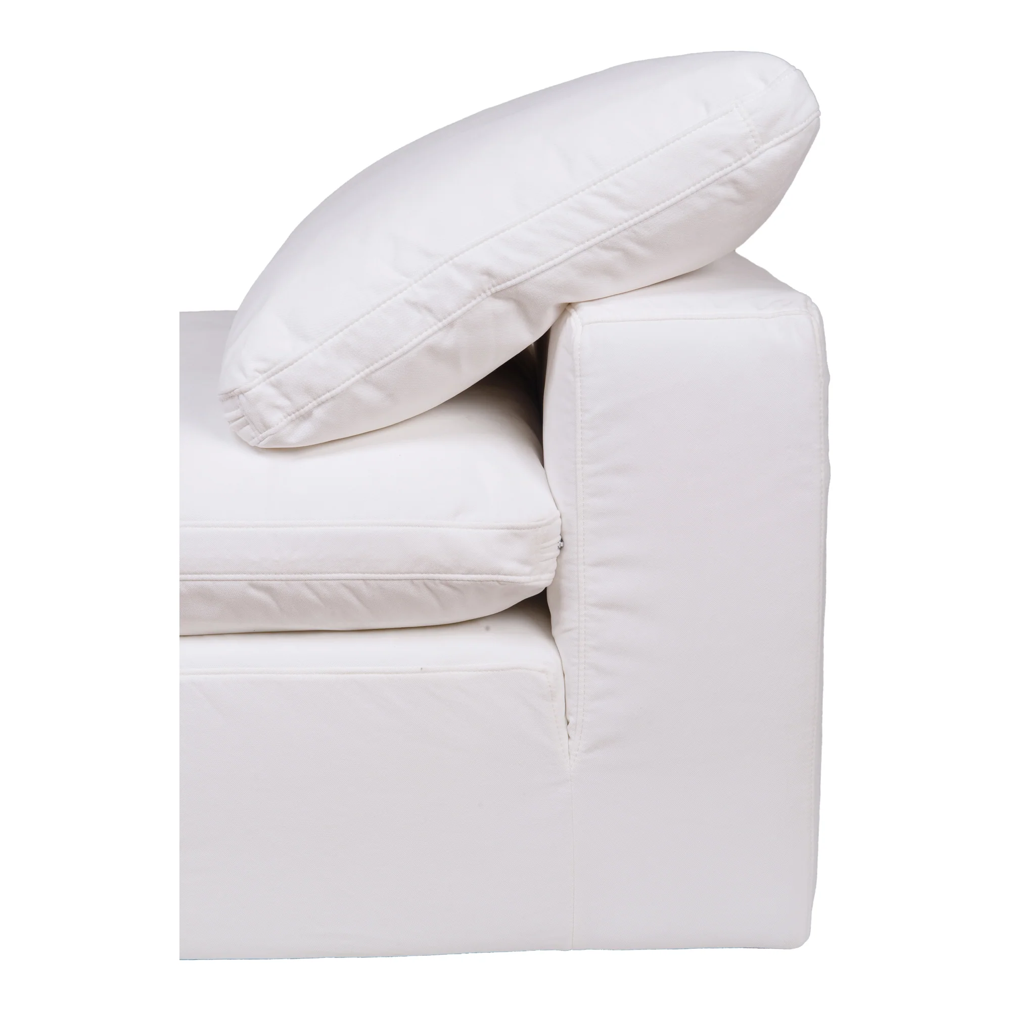 Clay Slipper Chair Performance Fabric White - Image 6